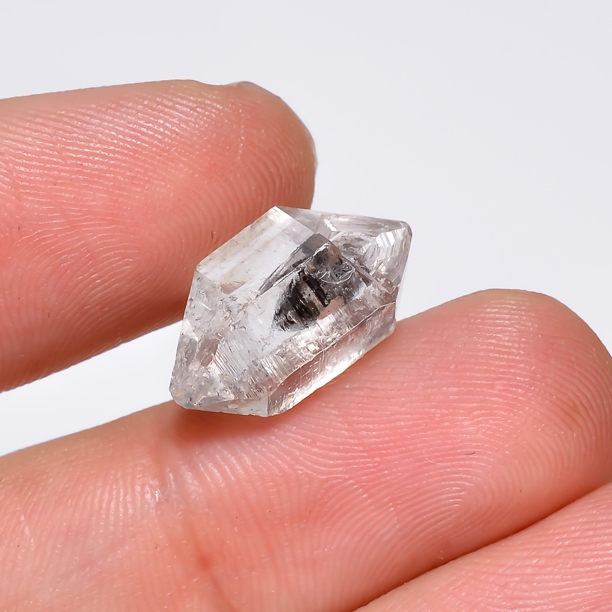 Natural Herkimer Diamond Fancy Shape Cut Stone Loose Gemstone For Making Jewelry 8 Ct. 16X10X7 mm Y-10198