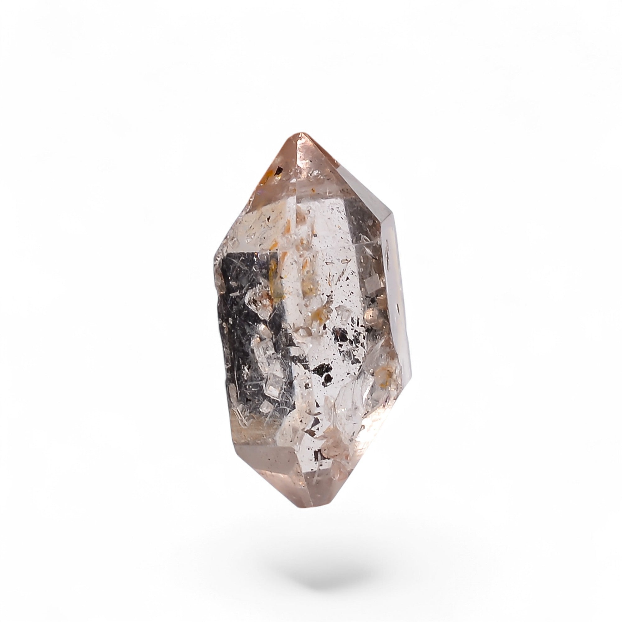 Natural Herkimer Diamond Fancy Shape Cut Stone Loose Gemstone For Making Jewelry 8 Ct. 17X9X8 mm Y-10199