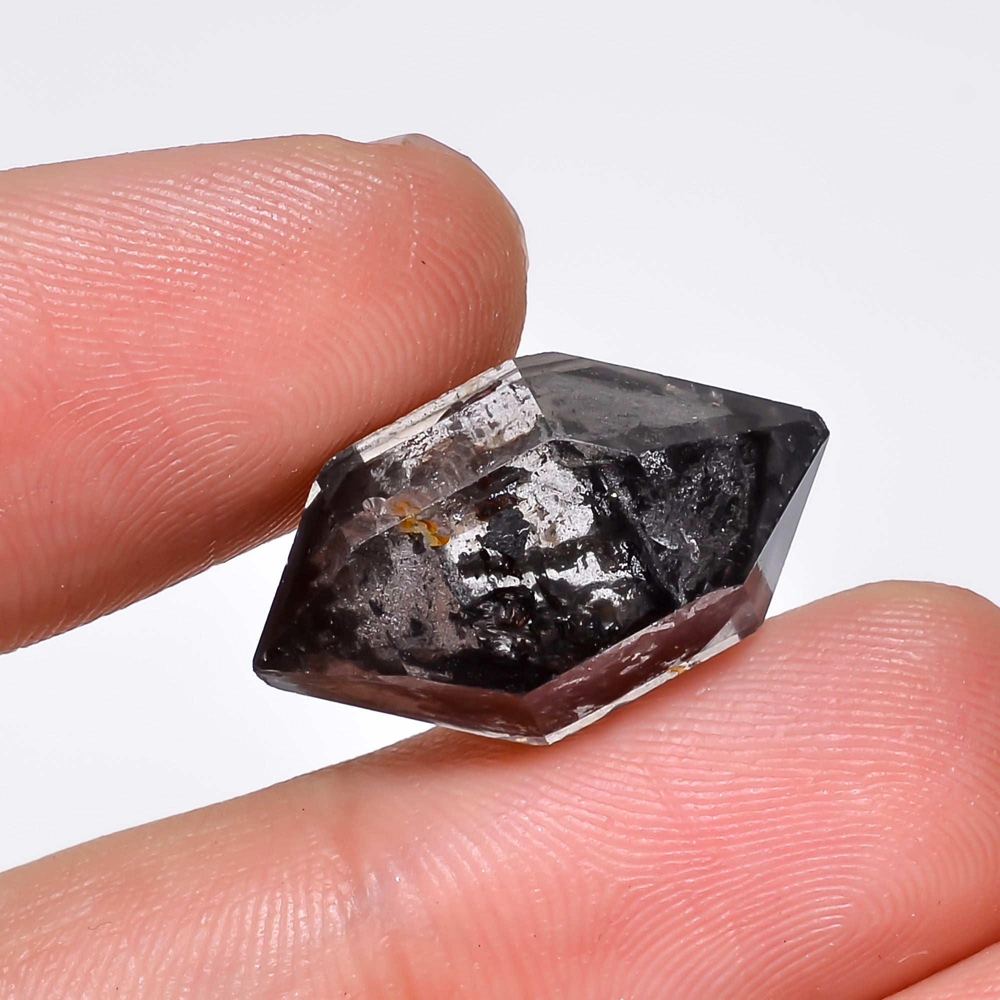 Natural Herkimer Diamond Fancy Shape Cut Stone Loose Gemstone For Making Jewelry 15.5 Ct. 20X12X10 mm Y-10202