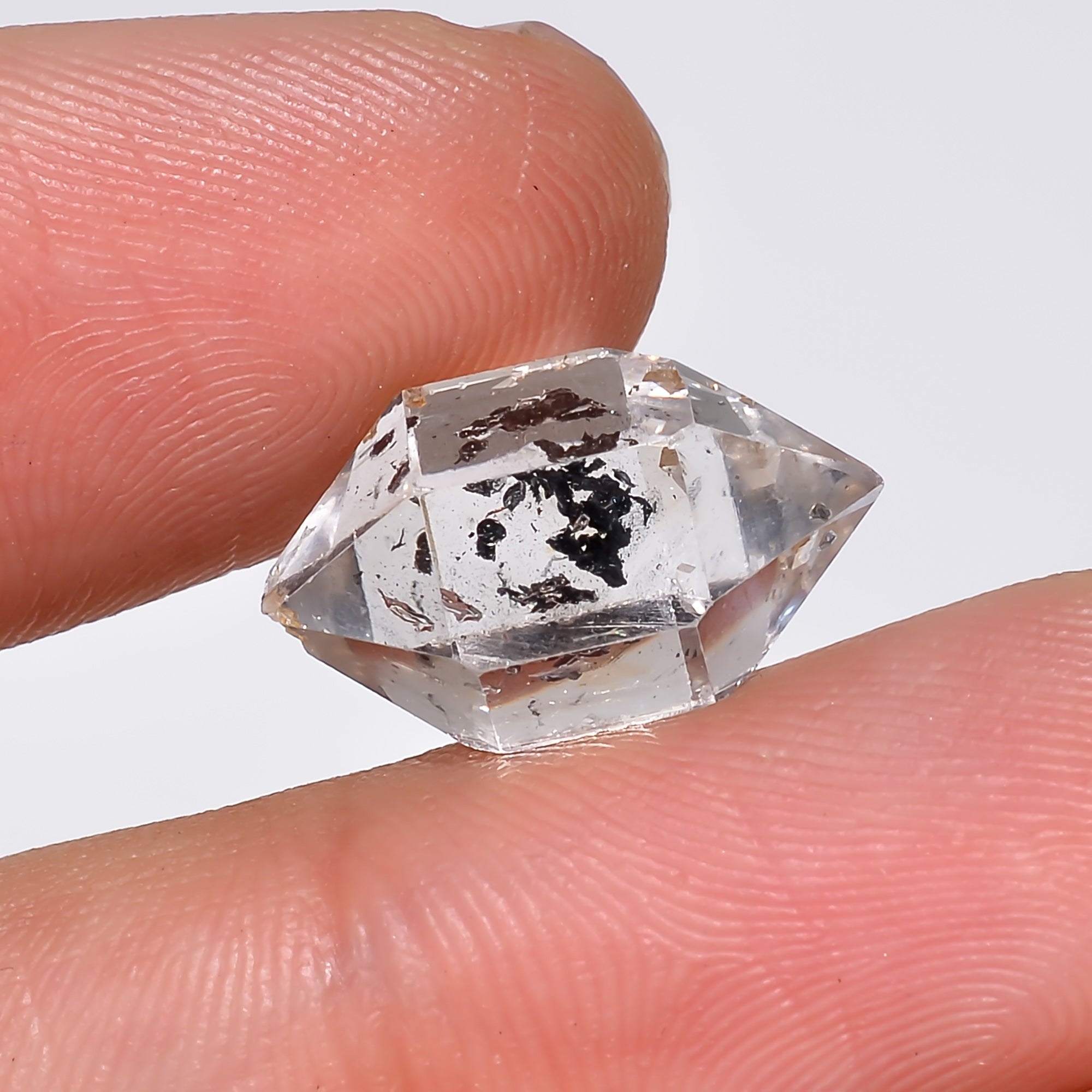 Natural Herkimer Diamond Fancy Shape Cut Stone Loose Gemstone For Making Jewelry 8 Ct. 15X10X7 mm Y-10203