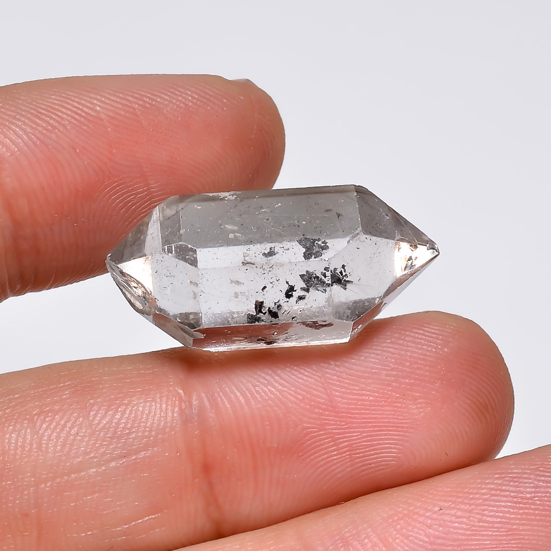 Natural Herkimer Diamond Fancy Shape Cut Stone Loose Gemstone For Making Jewelry 23.5 Ct. 24X12X10 mm Y-10205