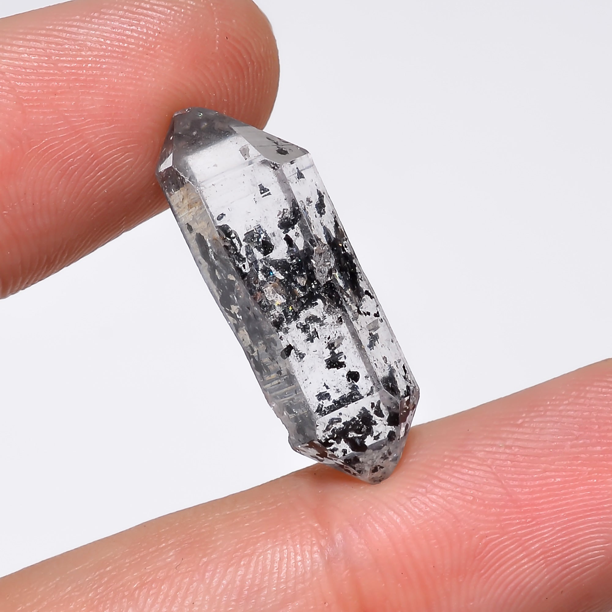 Natural Herkimer Diamond Fancy Shape Cut Stone Loose Gemstone For Making Jewelry 11.5 Ct. 24X8X7 mm Y-10209