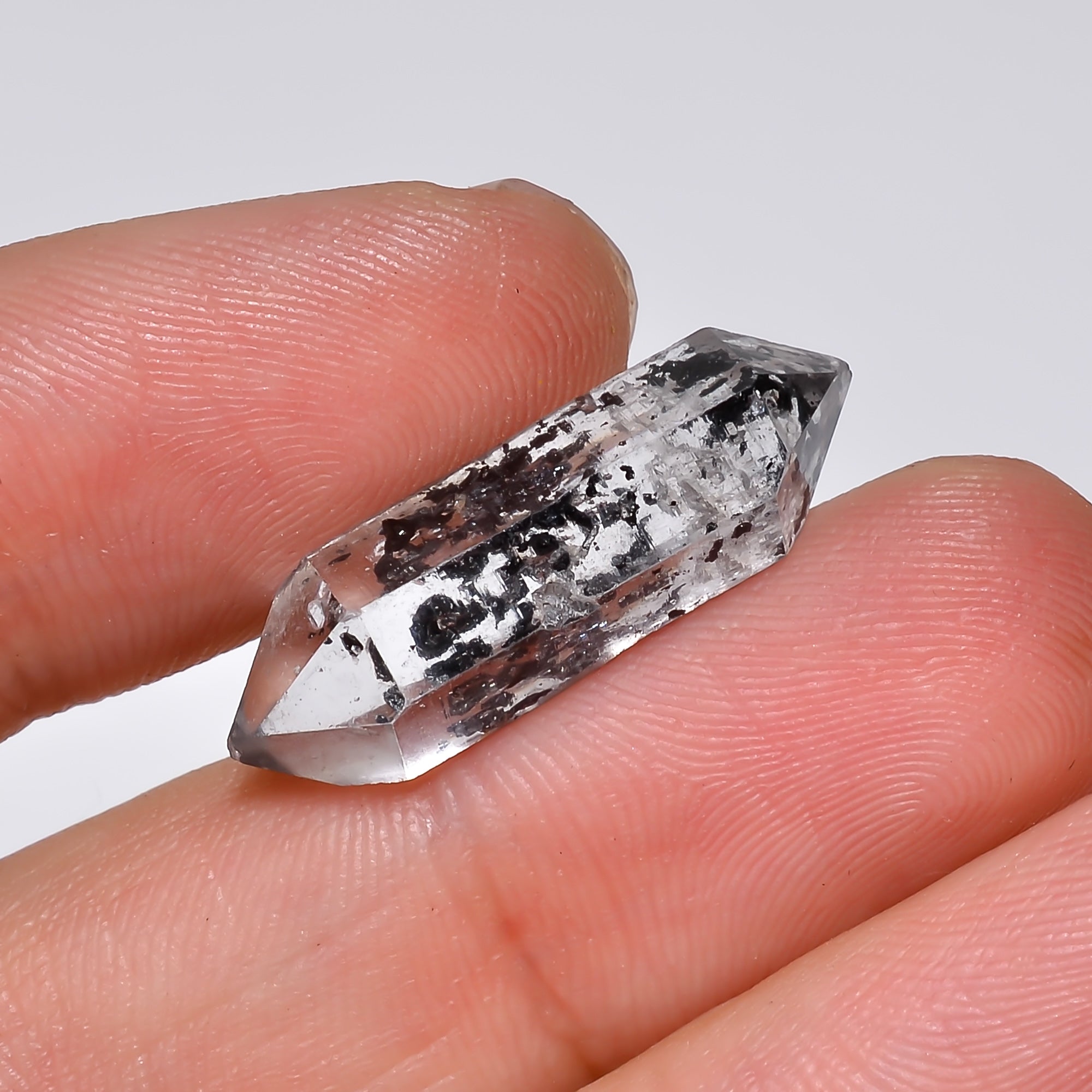 Natural Herkimer Diamond Fancy Shape Cut Stone Loose Gemstone For Making Jewelry 11.5 Ct. 24X8X7 mm Y-10209