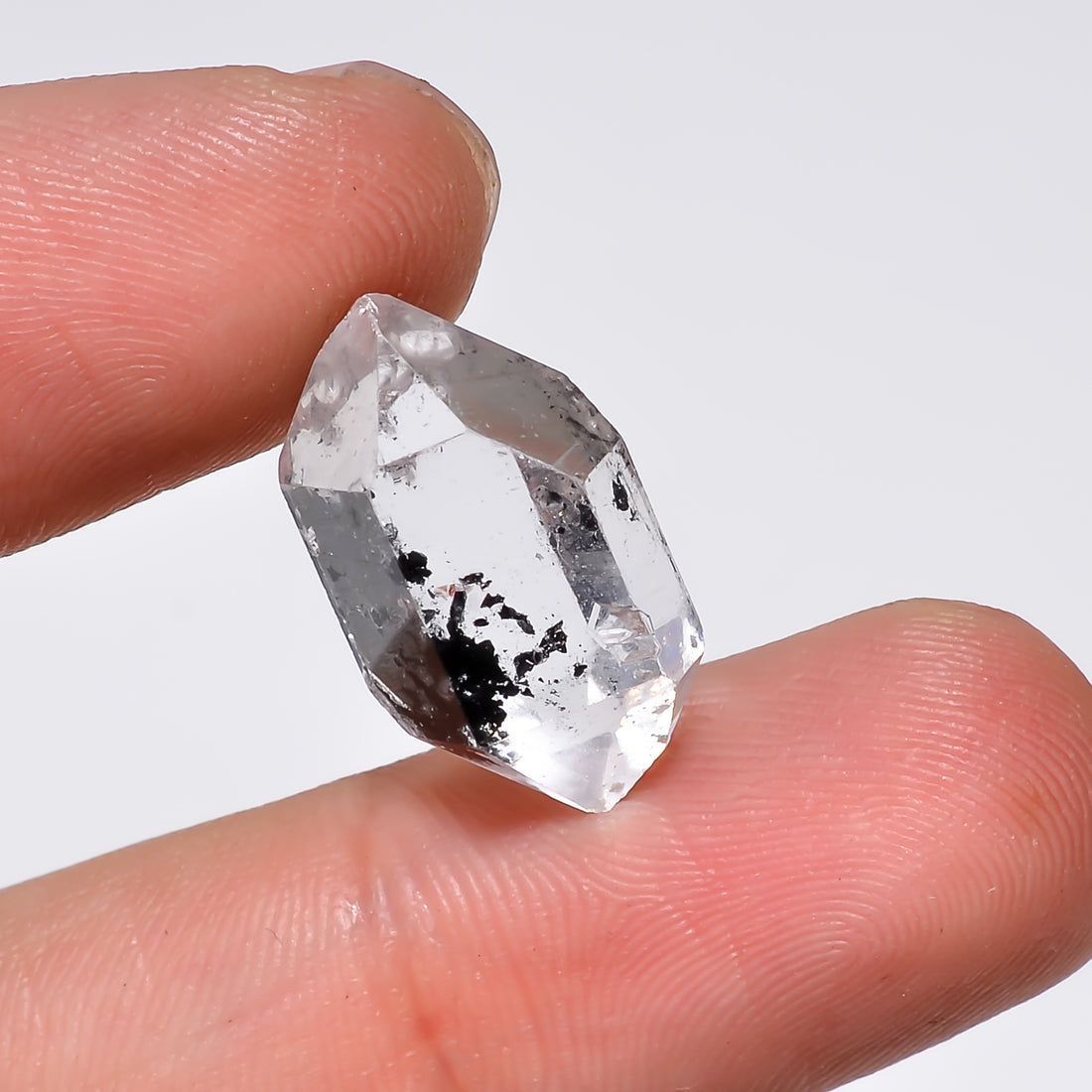 Natural Herkimer Diamond Fancy Shape Cut Stone Loose Gemstone For Making Jewelry 12 Ct. 19X10X9 mm Y-10214