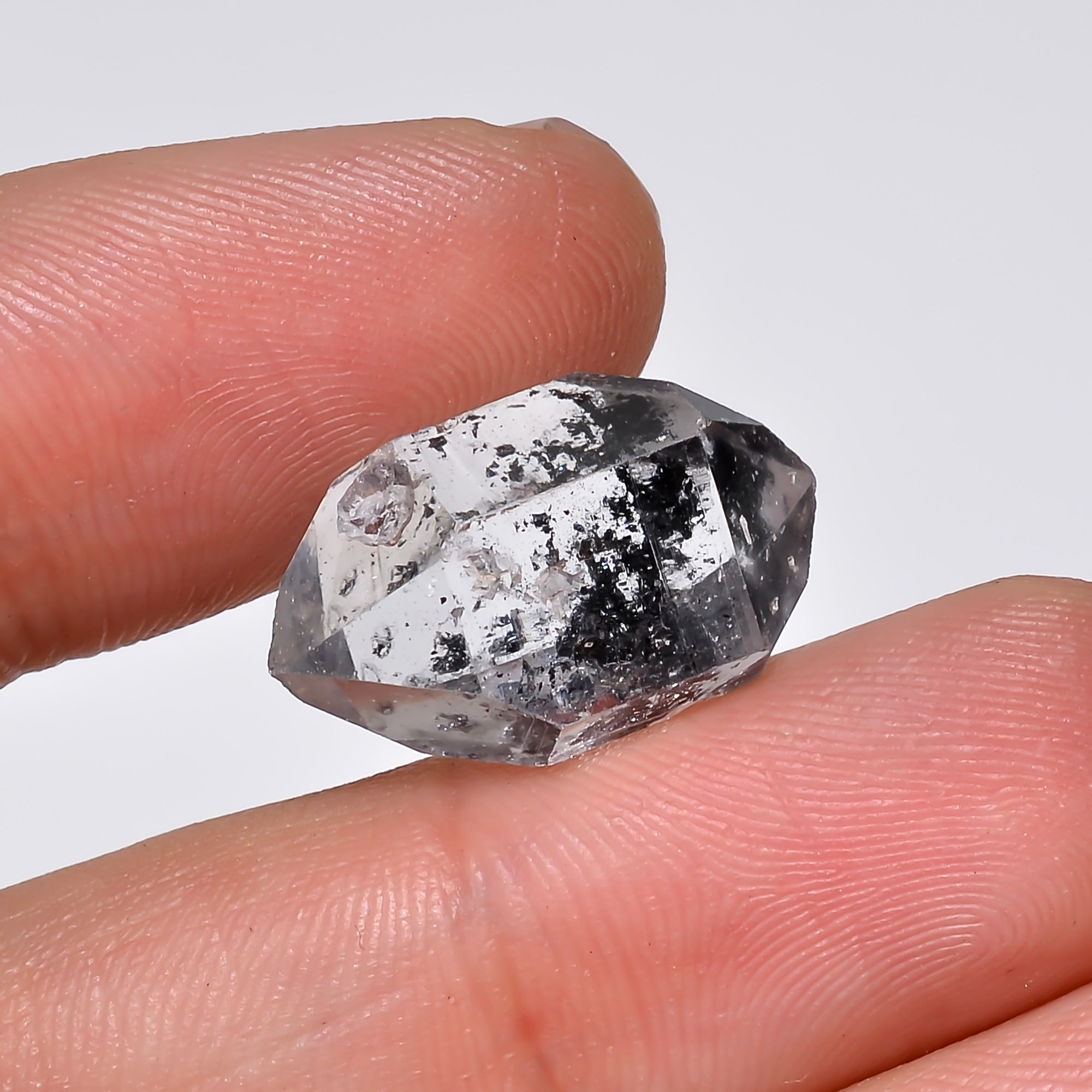 Natural Herkimer Diamond Fancy Shape Cut Stone Loose Gemstone For Making Jewelry 12 Ct. 19X10X9 mm Y-10214