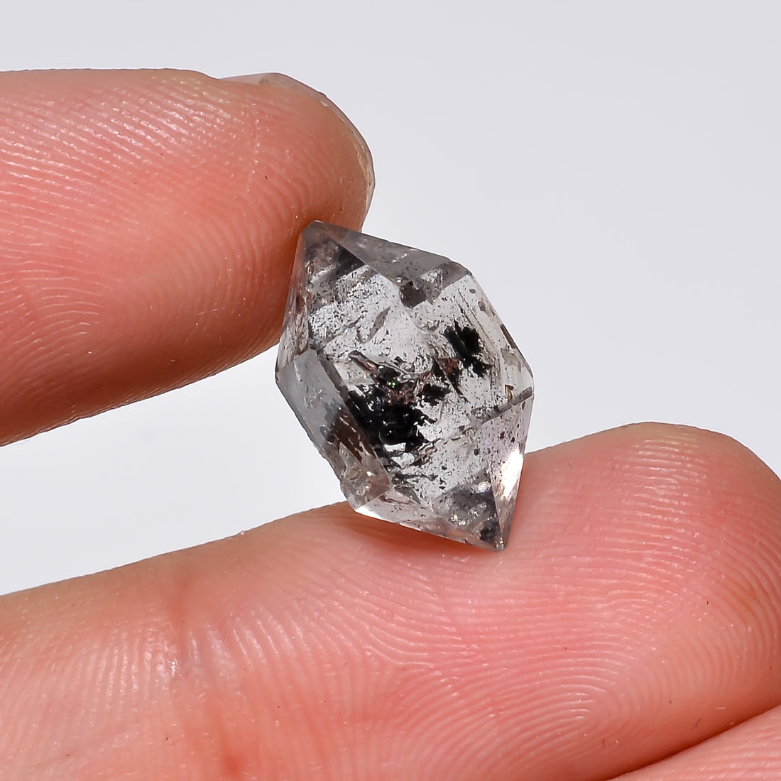 Natural Herkimer Diamond Fancy Shape Cut Stone Loose Gemstone For Making Jewelry 6 Ct. 15X8X7 mm Y-10215