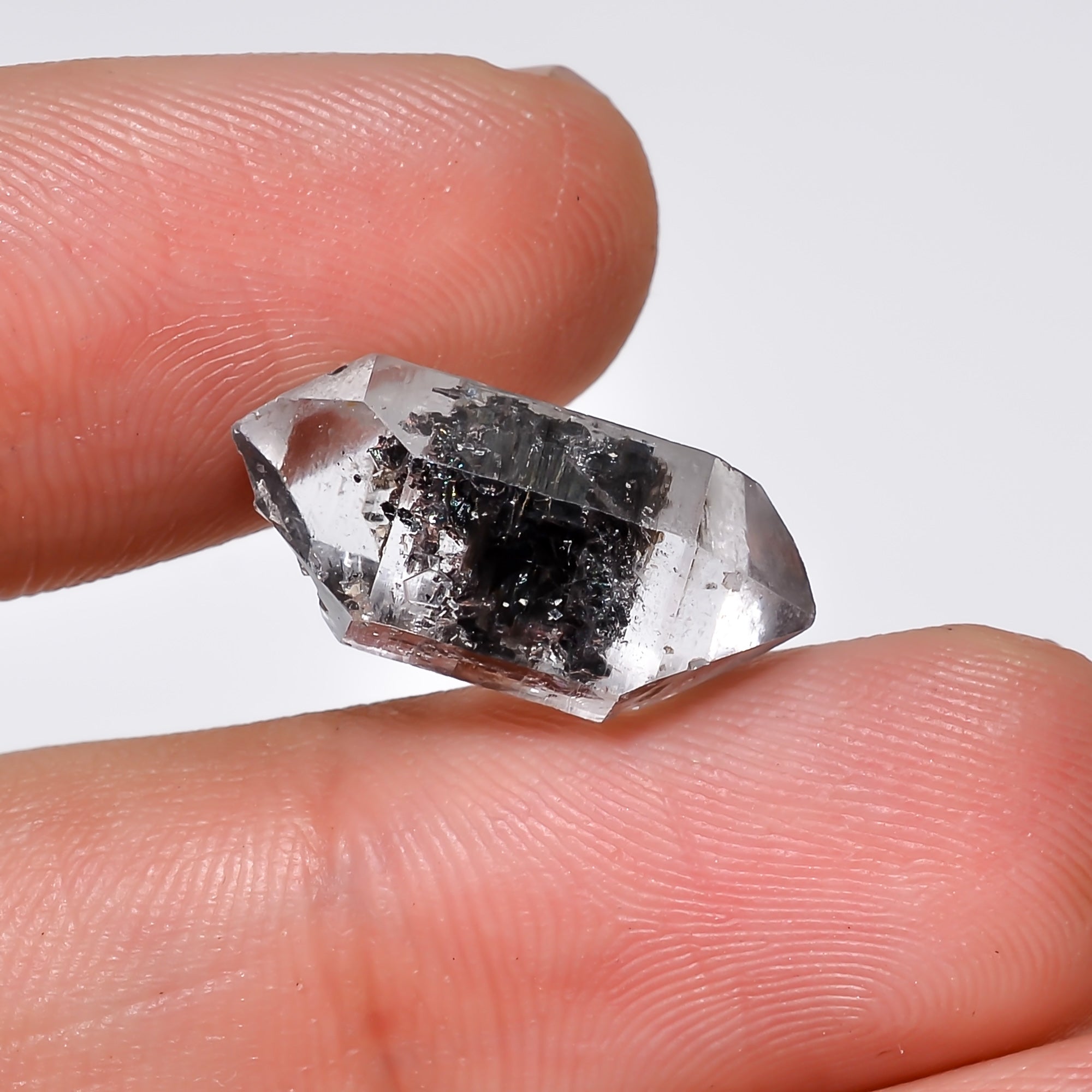 Natural Herkimer Diamond Fancy Shape Cut Stone Loose Gemstone For Making Jewelry 7.5 Ct. 17X8X7 mm Y-10217