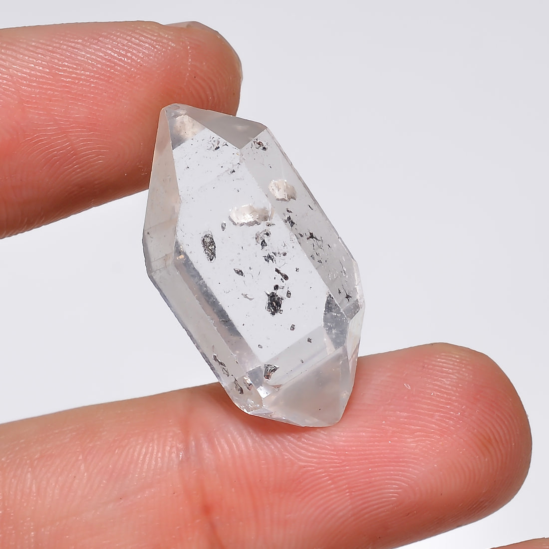 Natural Herkimer Diamond Fancy Shape Cut Stone Loose Gemstone For Making Jewelry 23 Ct. 26X13X9 mm Y-10218