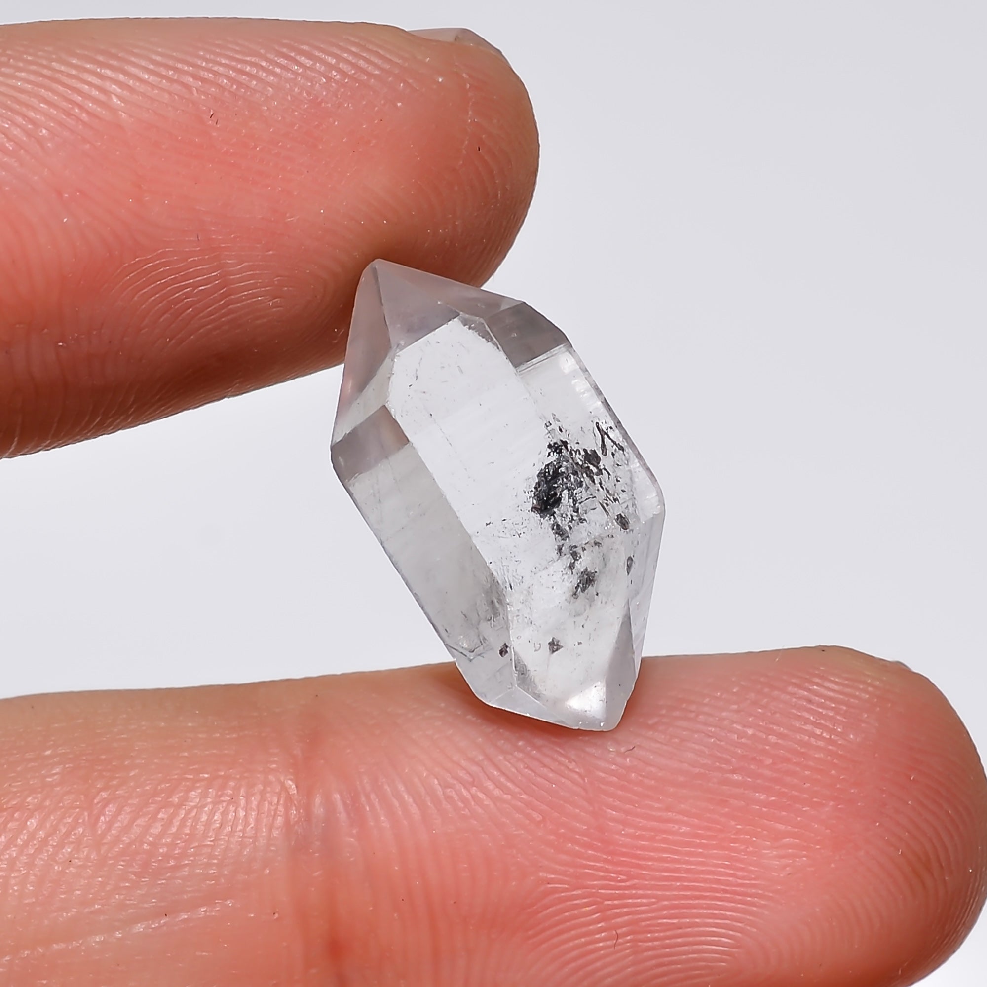 Natural Herkimer Diamond Fancy Shape Cut Stone Loose Gemstone For Making Jewelry 9.5 Ct. 18X9X8 mm Y-10220