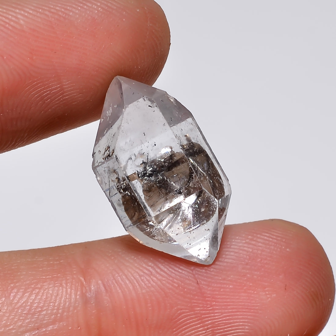 Natural Herkimer Diamond Fancy Shape Cut Stone Loose Gemstone For Making Jewelry 13 Ct. 19X10X9 mm Y-10223