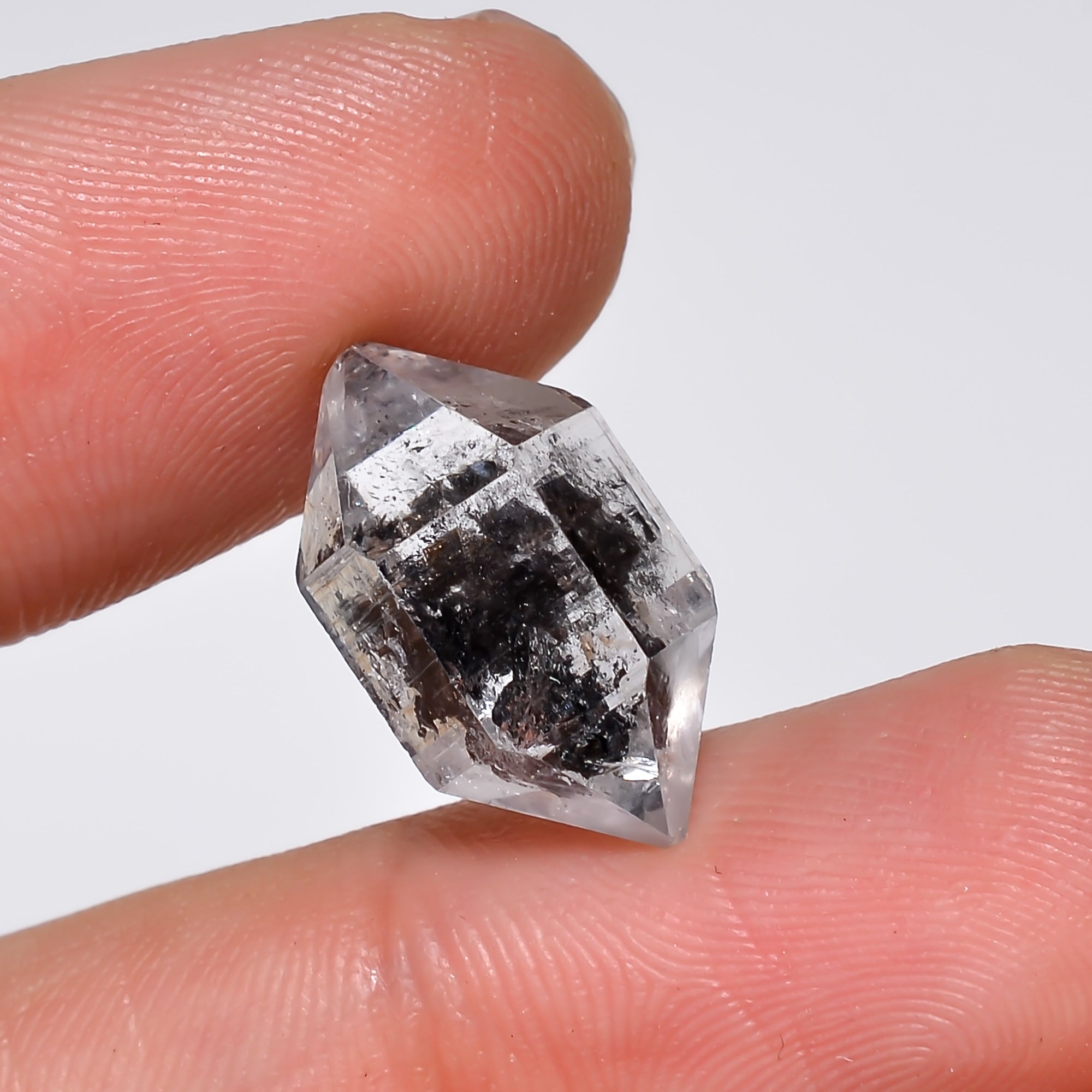 Natural Herkimer Diamond Fancy Shape Cut Stone Loose Gemstone For Making Jewelry 9 Ct. 17X9X8 mm Y-10224