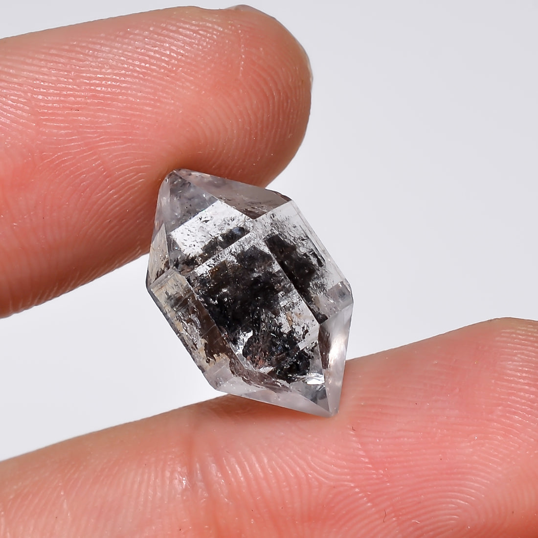 Natural Herkimer Diamond Fancy Shape Cut Stone Loose Gemstone For Making Jewelry 9 Ct. 17X9X8 mm Y-10224