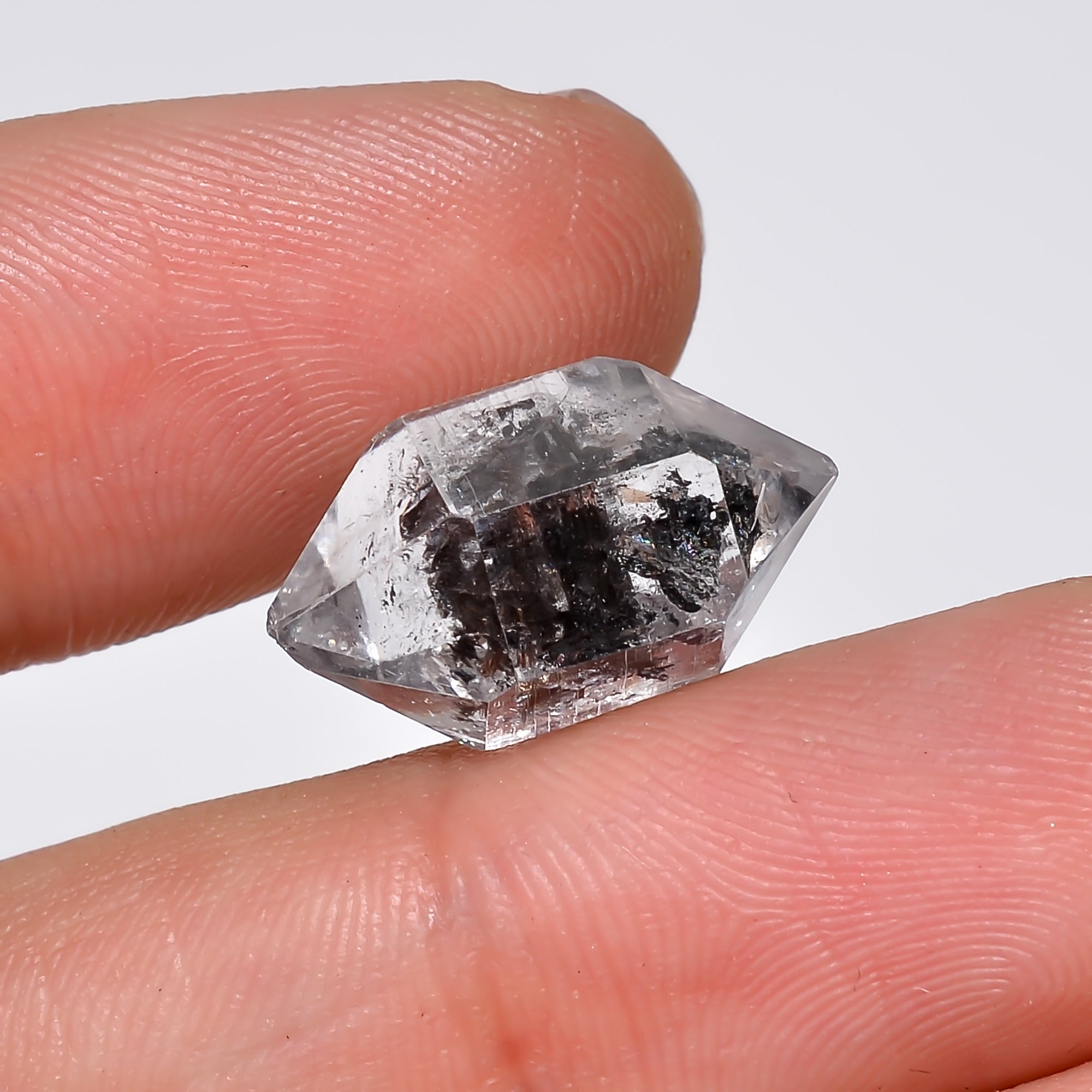 Natural Herkimer Diamond Fancy Shape Cut Stone Loose Gemstone For Making Jewelry 9 Ct. 17X9X8 mm Y-10224