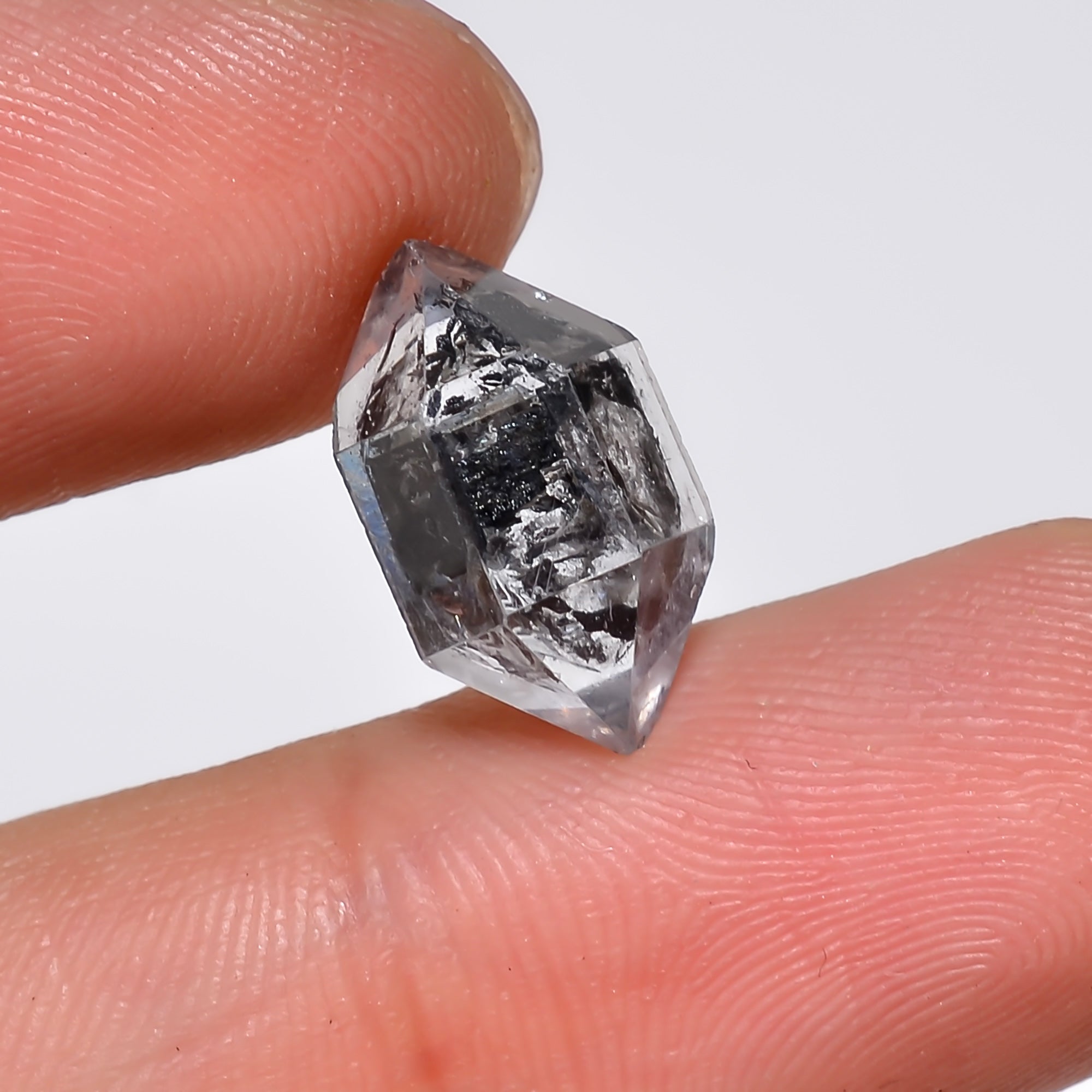 Natural Herkimer Diamond Fancy Shape Cut Stone Loose Gemstone For Making Jewelry 5.5 Ct. 14X8X7 mm Y-10225
