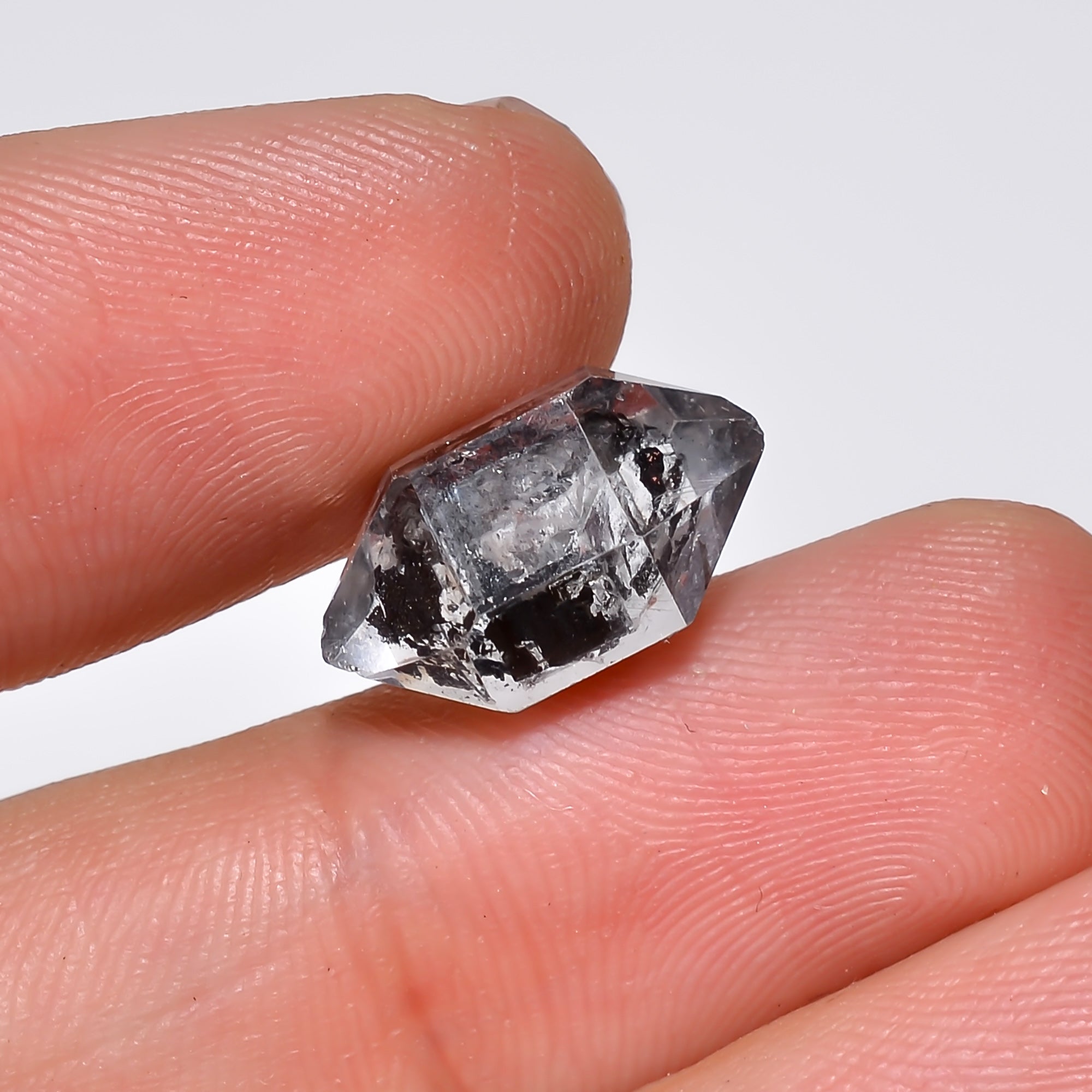 Natural Herkimer Diamond Fancy Shape Cut Stone Loose Gemstone For Making Jewelry 5.5 Ct. 14X8X7 mm Y-10225