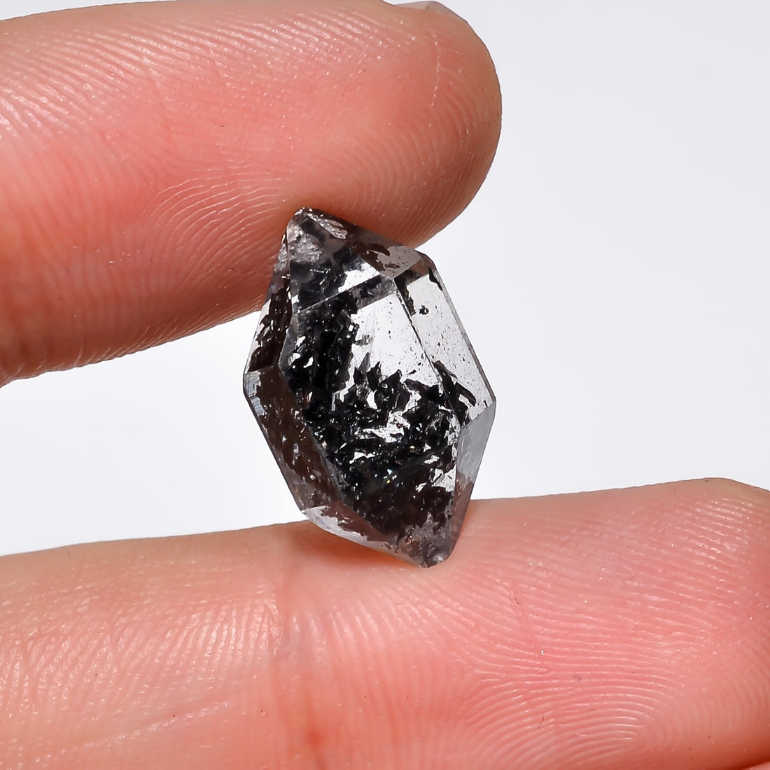 Natural Herkimer Diamond Fancy Shape Cut Stone Loose Gemstone For Making Jewelry 8 Ct. 16X9X8 mm Y-10228