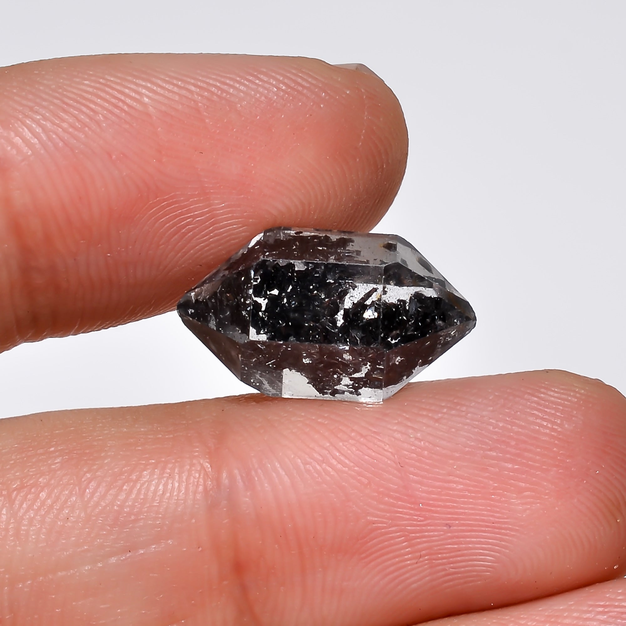 Natural Herkimer Diamond Fancy Shape Cut Stone Loose Gemstone For Making Jewelry 8 Ct. 16X9X8 mm Y-10228