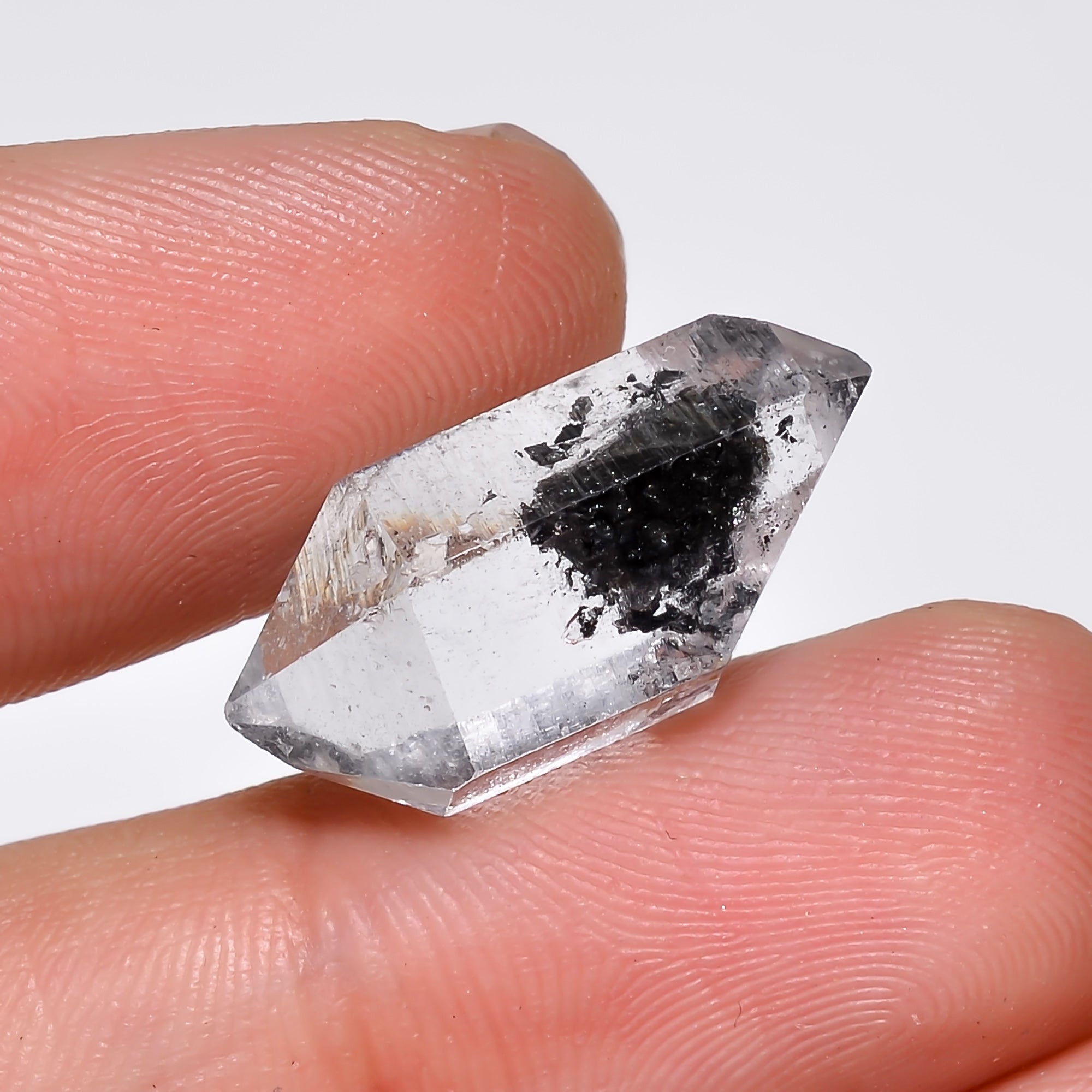 Natural Herkimer Diamond Fancy Shape Cut Stone Loose Gemstone For Making Jewelry 10 Ct. 20X10X7 mm Y-10229