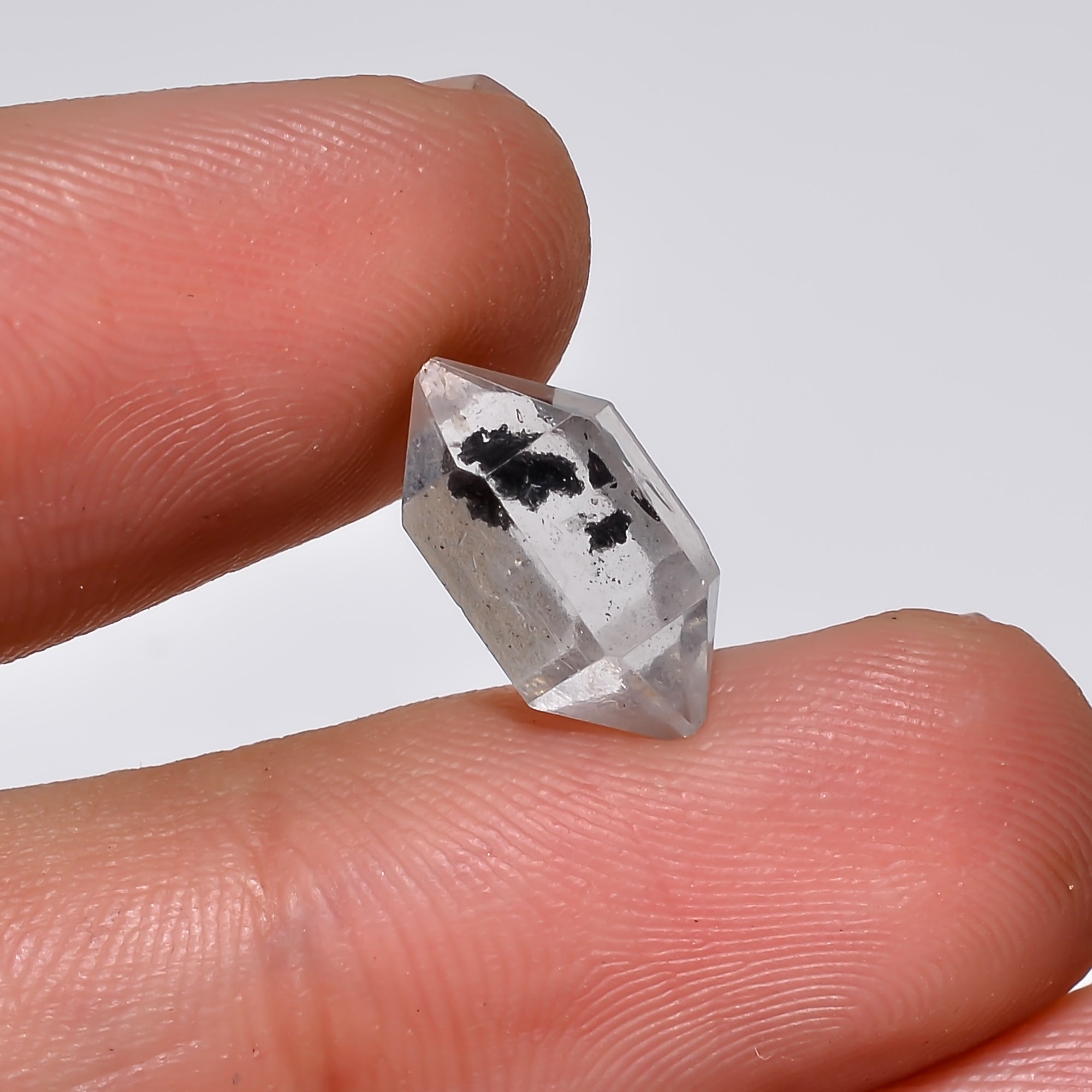 Natural Herkimer Diamond Fancy Shape Cut Stone Loose Gemstone For Making Jewelry 3.5 Ct. 12X7X6 mm Y-10231