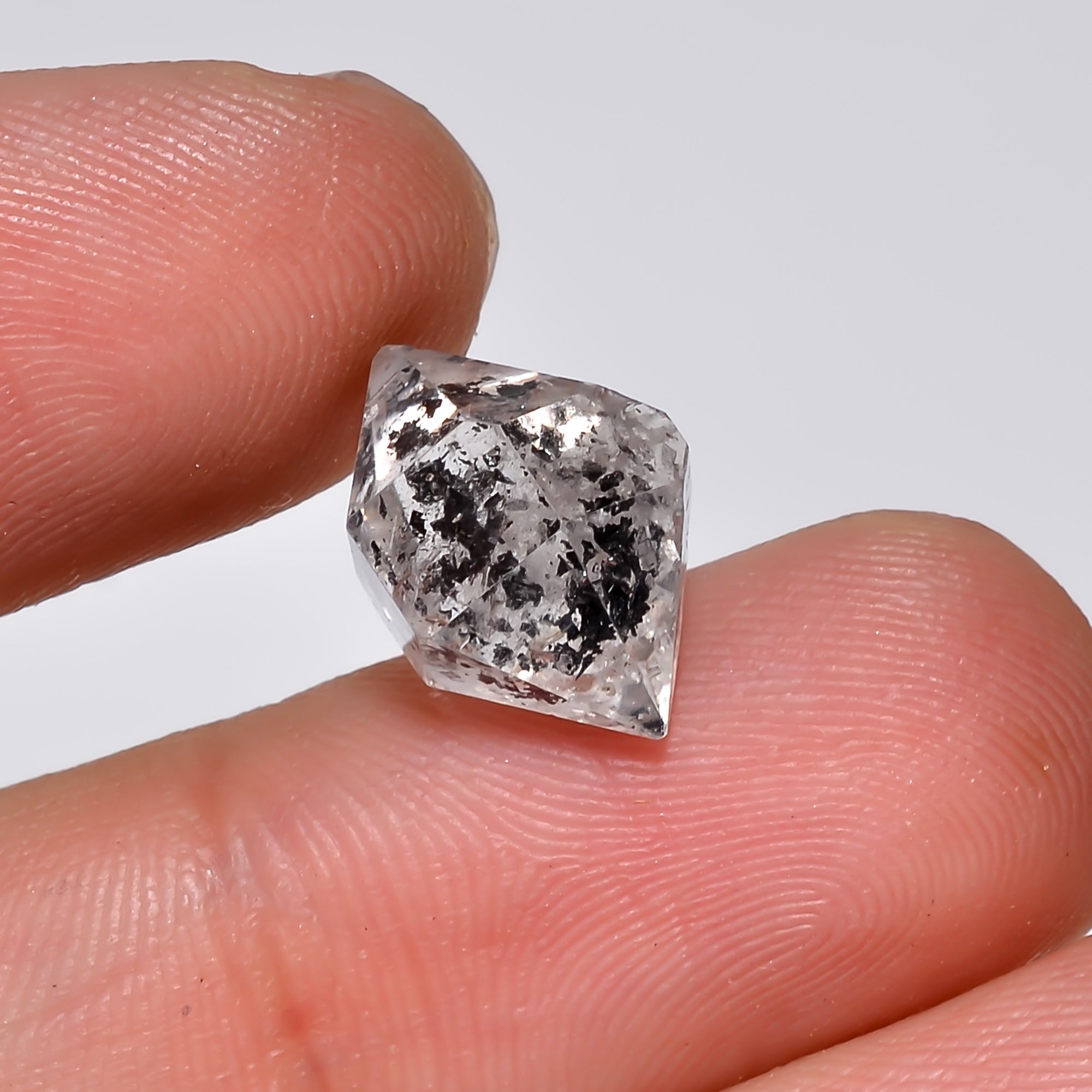 Natural Herkimer Diamond Fancy Shape Cut Stone Loose Gemstone For Making Jewelry 5.5 Ct. 13X9X8 mm Y-10232