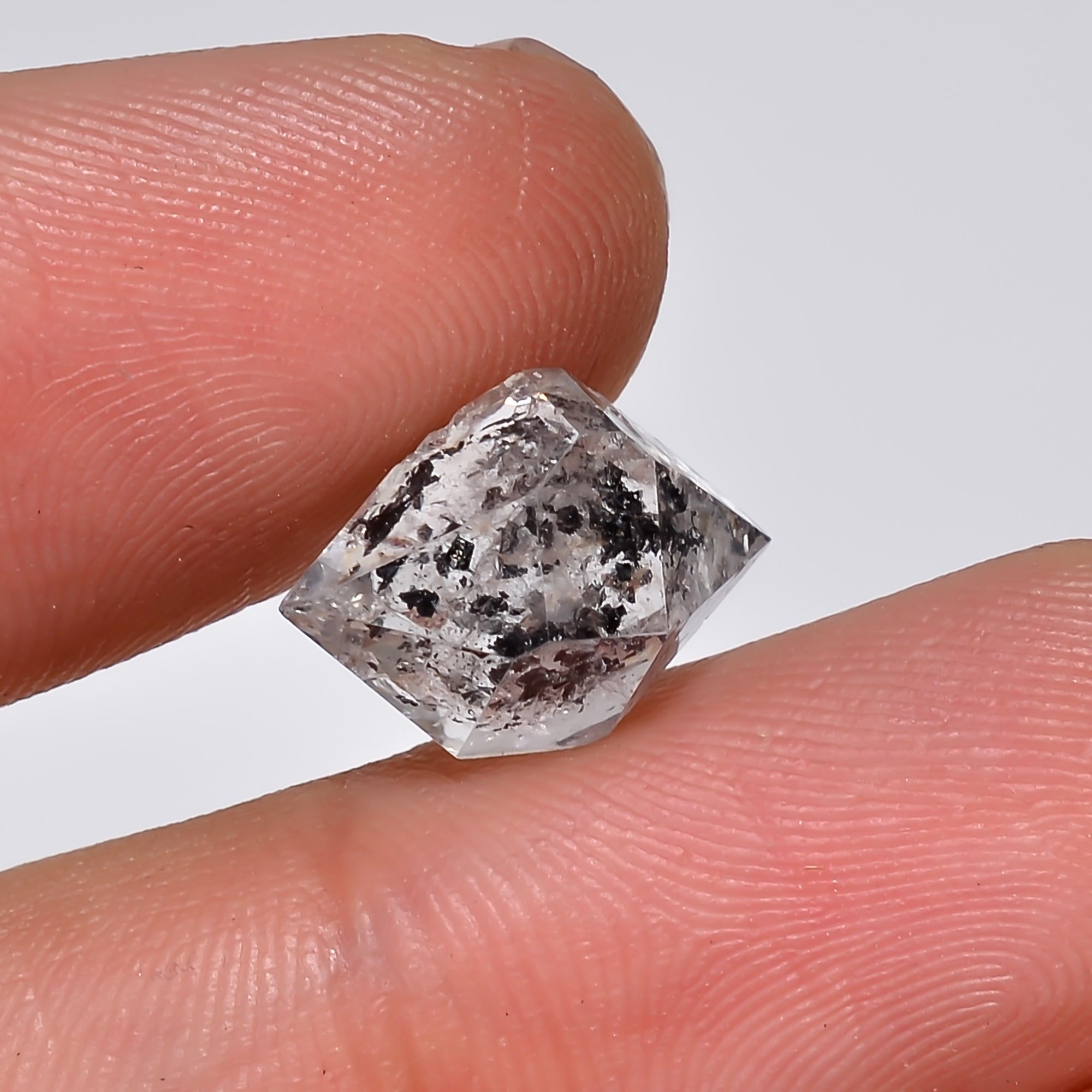 Natural Herkimer Diamond Fancy Shape Cut Stone Loose Gemstone For Making Jewelry 5.5 Ct. 13X9X8 mm Y-10232