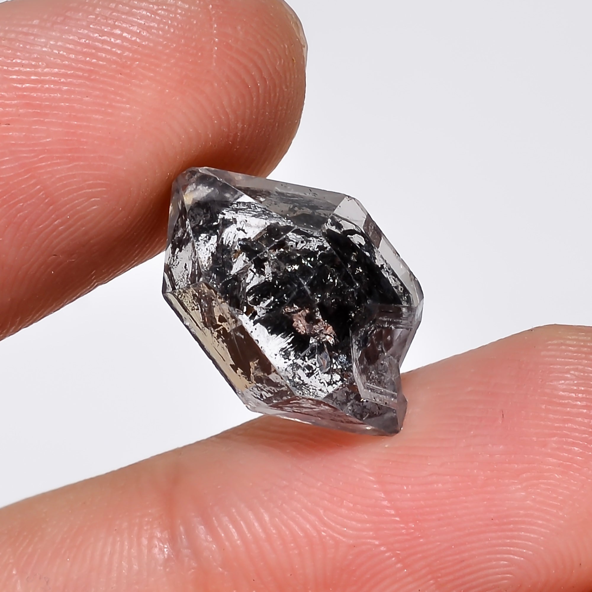 Natural Herkimer Diamond Fancy Shape Cut Stone Loose Gemstone For Making Jewelry 7.5 Ct. 15X10X8 mm Y-10233