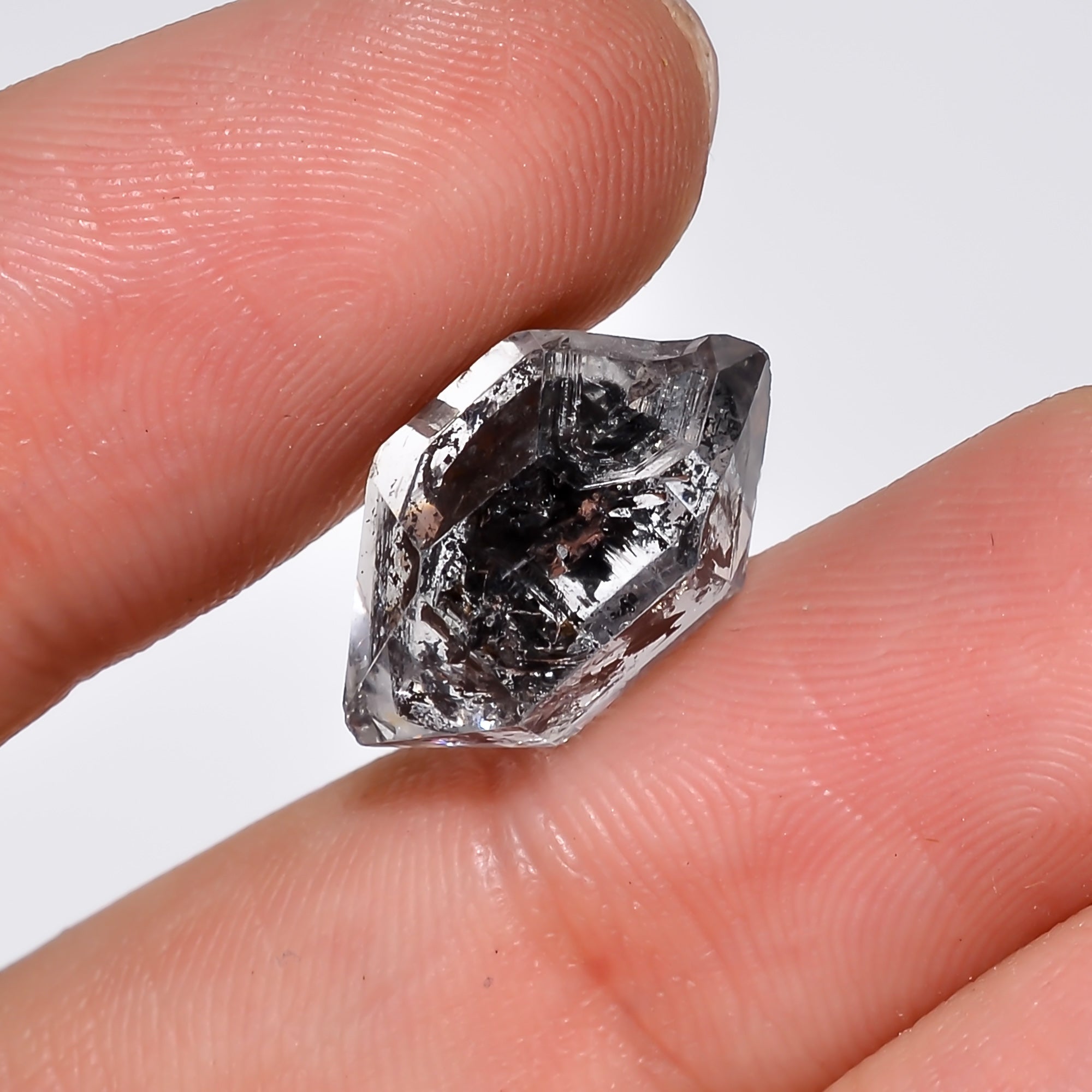 Natural Herkimer Diamond Fancy Shape Cut Stone Loose Gemstone For Making Jewelry 7.5 Ct. 15X10X8 mm Y-10233