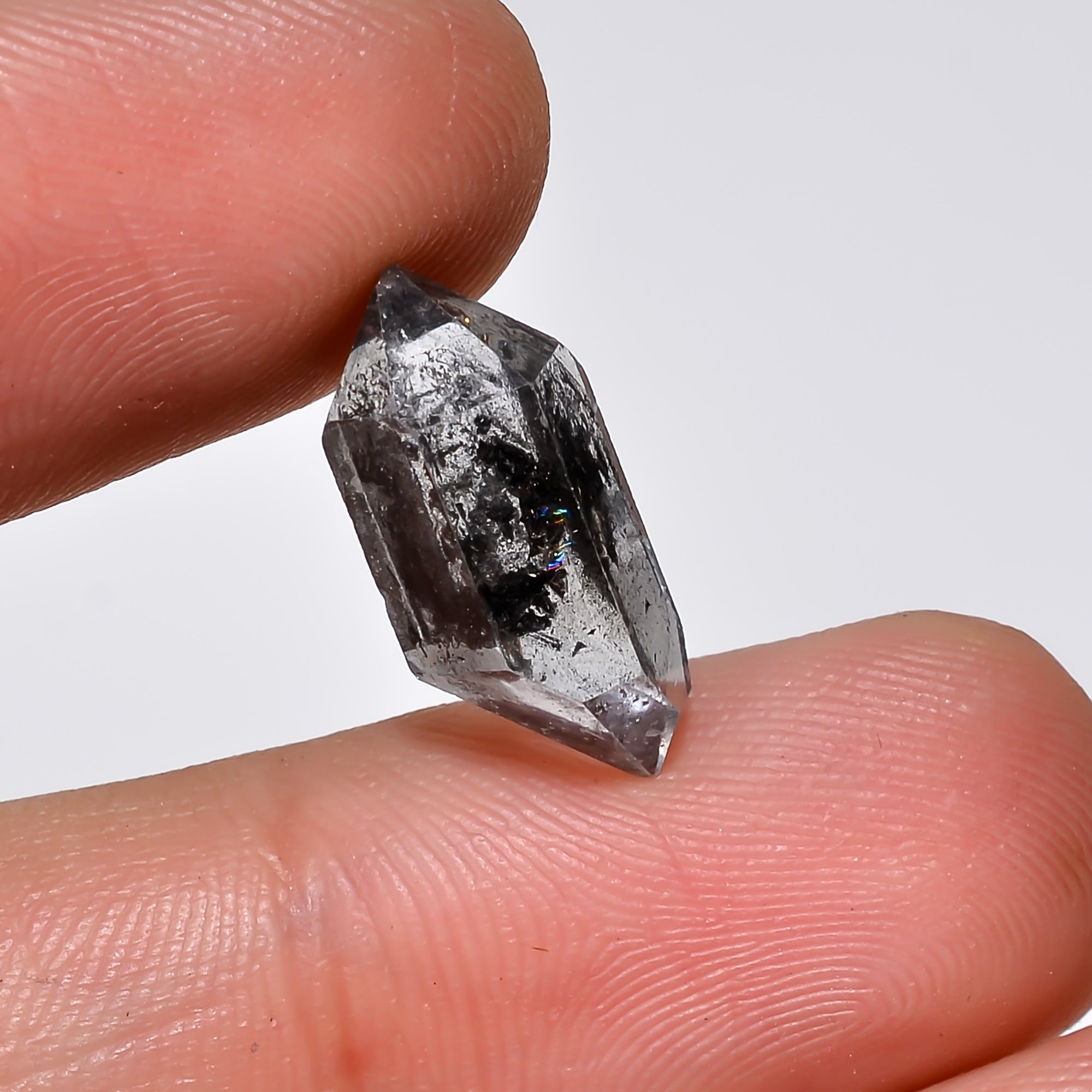 Natural Herkimer Diamond Fancy Shape Cut Stone Loose Gemstone For Making Jewelry 6.5 Ct. 16X8X6 mm Y-10234