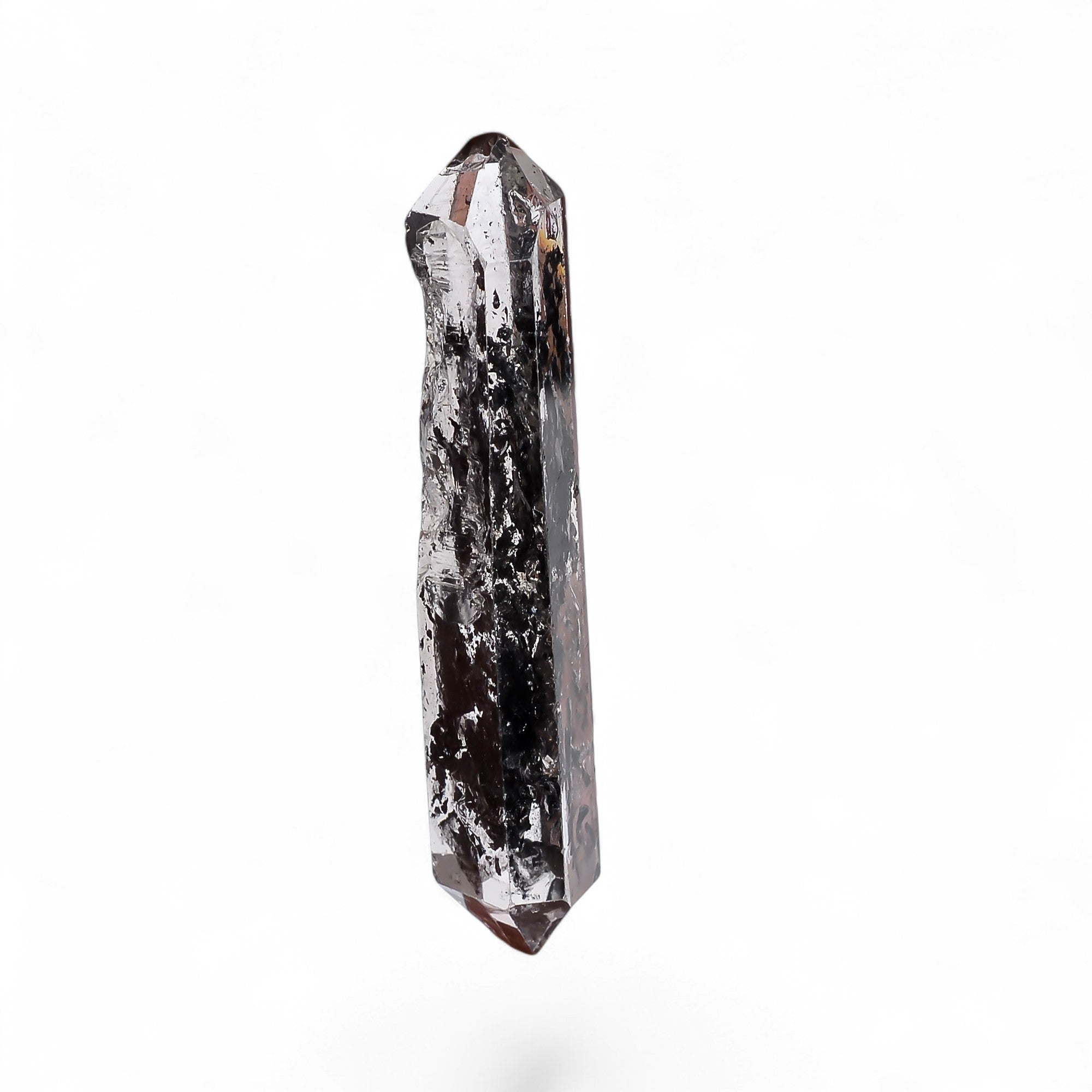 Natural Herkimer Diamond Fancy Shape Cut Stone Loose Gemstone For Making Jewelry 34 Ct. 47X11X8 mm Y-10235