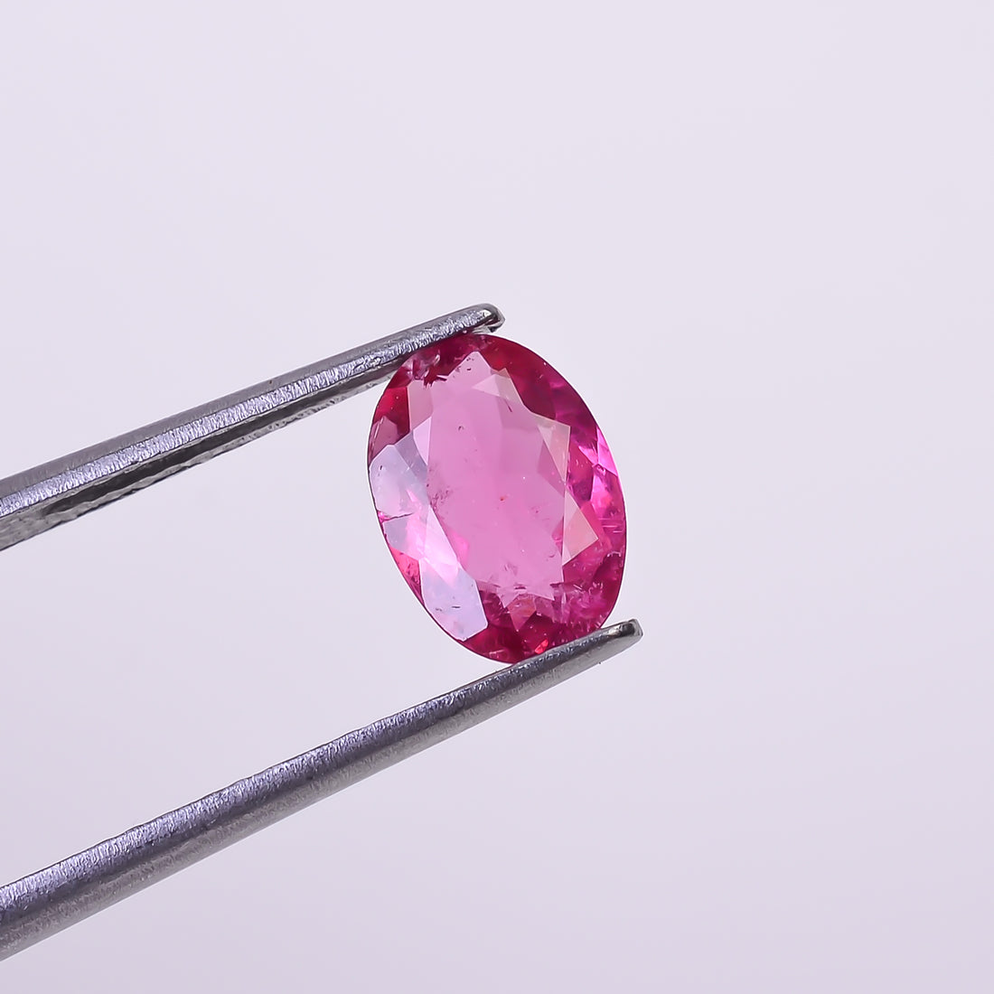 Natural Pink Tourmaline Oval Shape Cut Stone Loose Gemstone For Making Jewelry 1.05 Ct. 8X6X3 mm Y-10265