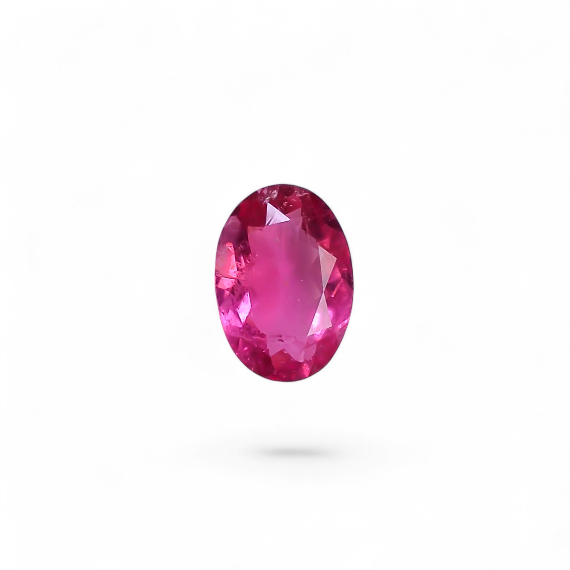 Natural Pink Tourmaline Oval Shape Cut Stone Loose Gemstone For Making Jewelry 1.05 Ct. 8X6X3 mm Y-10265