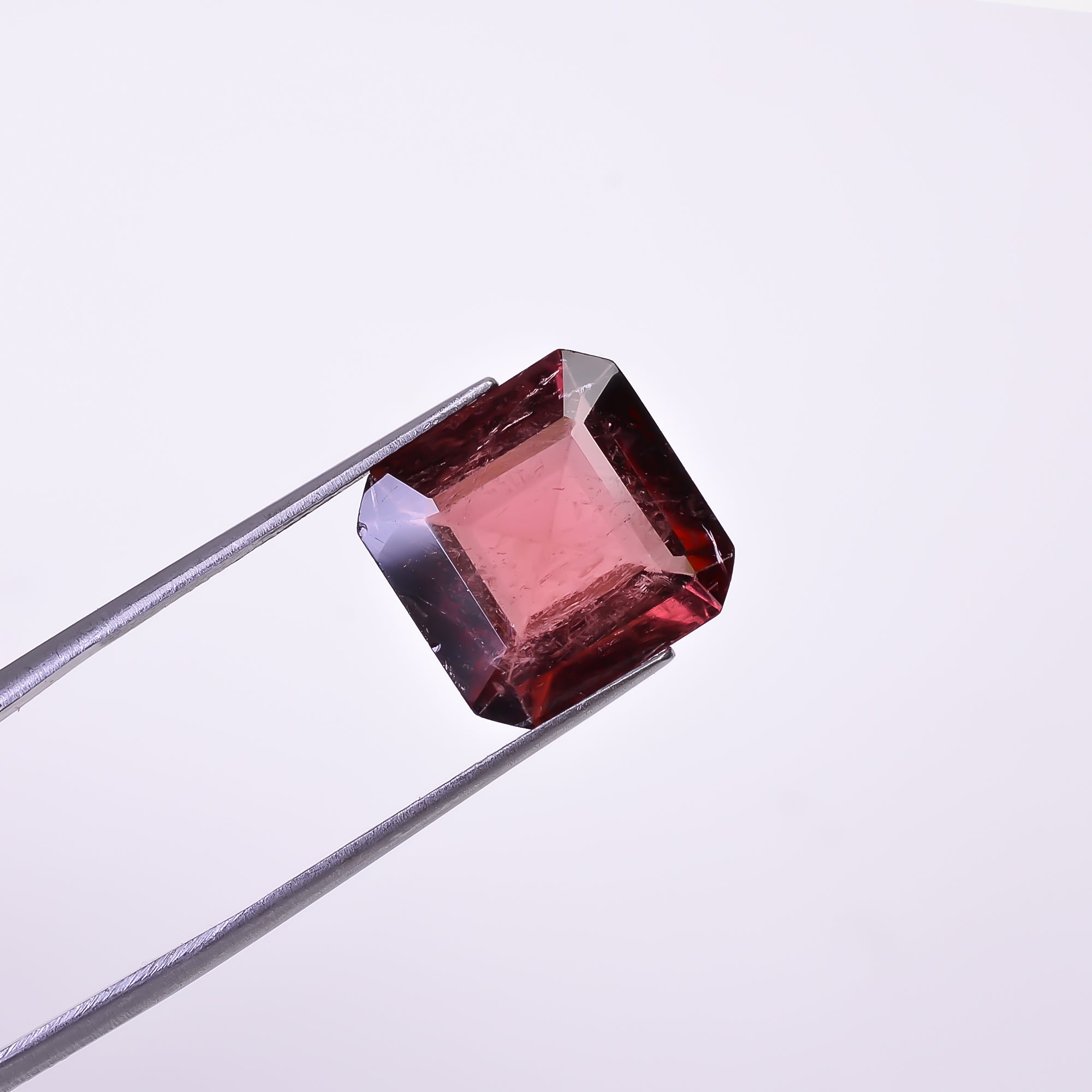 Natural Pink Tourmaline Cushion Shape Cut Stone Loose Gemstone For Making Jewelry 9.3 Ct. 13X13X6 mm Y-10266