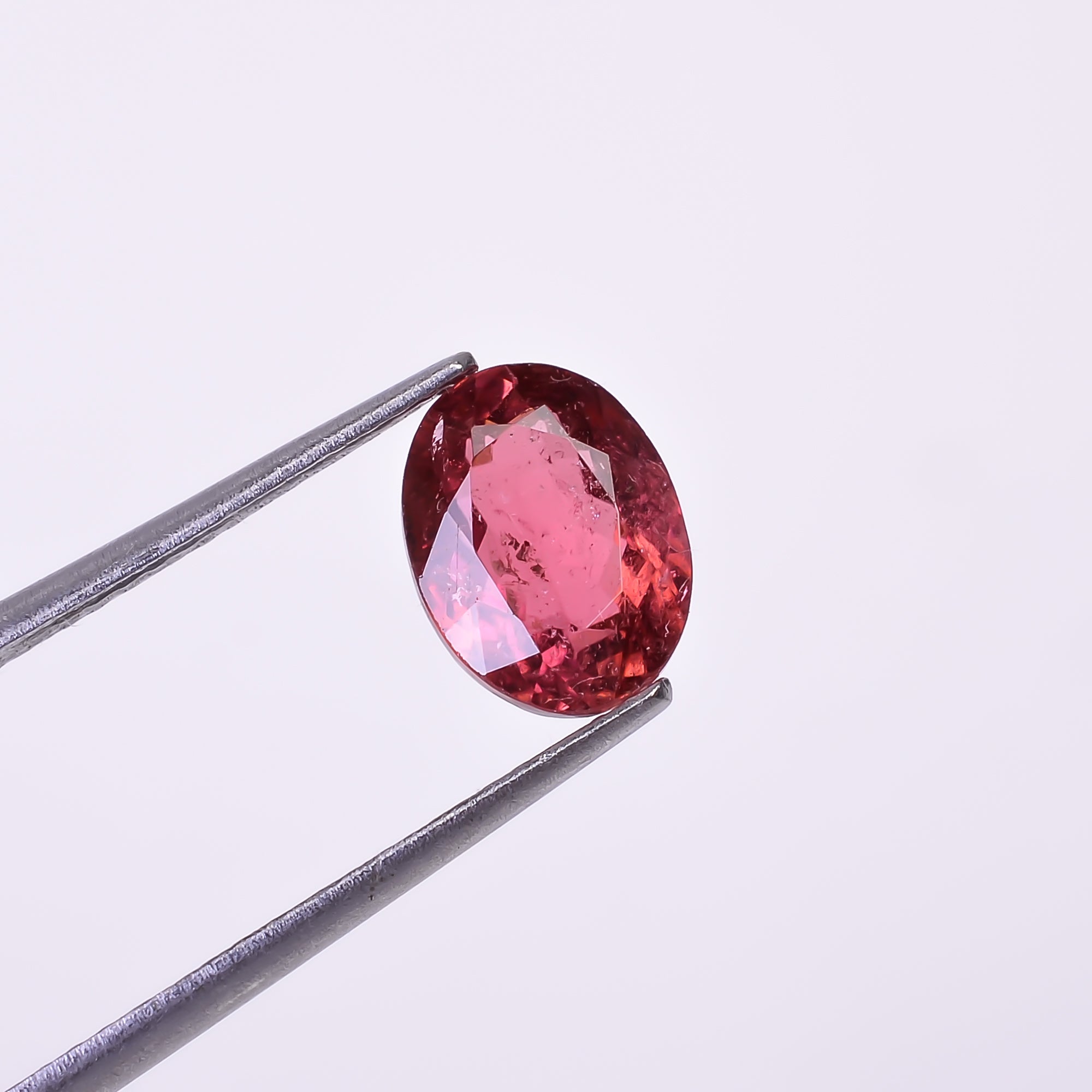 Natural Pink Tourmaline Oval Shape Cut Stone Loose Gemstone For Making Jewelry 1.65 Ct. 8X6X4 mm Y-10267