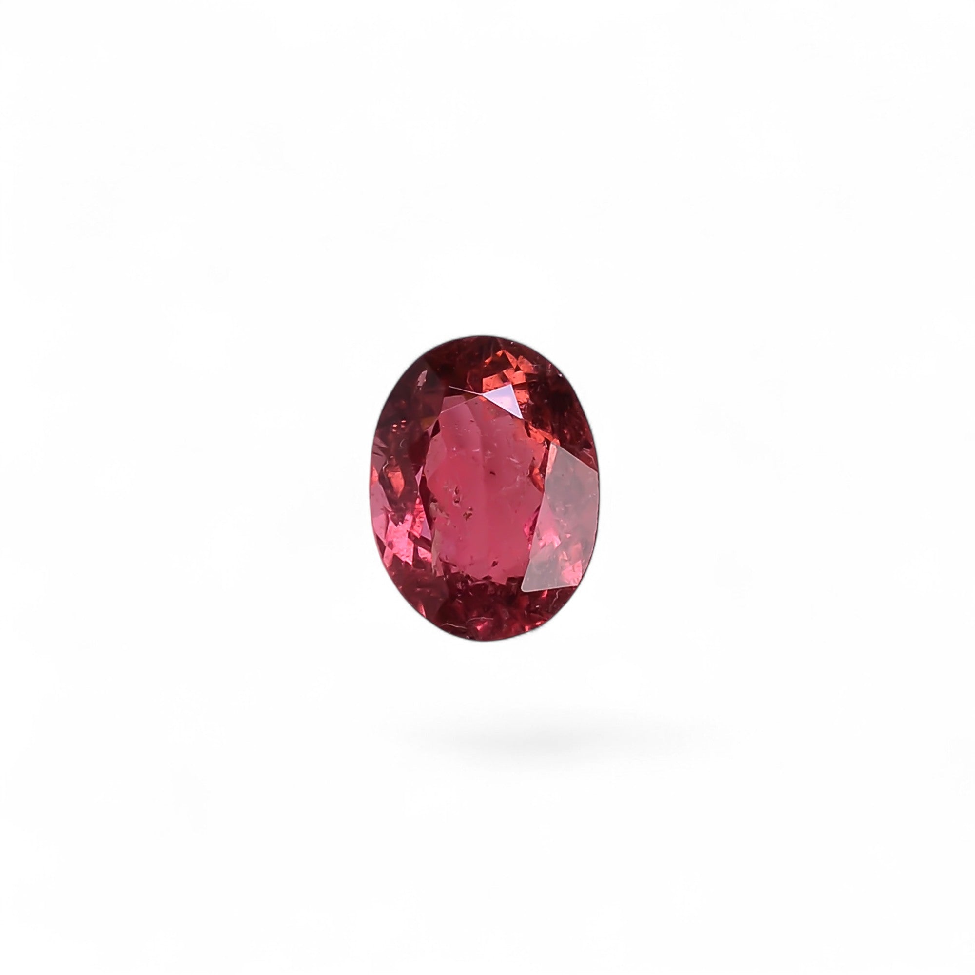 Natural Pink Tourmaline Oval Shape Cut Stone Loose Gemstone For Making Jewelry 1.65 Ct. 8X6X4 mm Y-10267