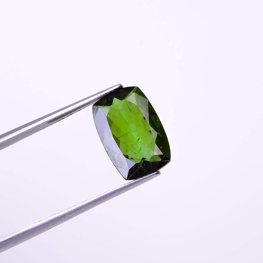 Natural Green Tourmaline Radiant Shape Cut Stone Loose Gemstone For Making Jewelry 3.85 Ct. 13X8X4 mm Y-10268