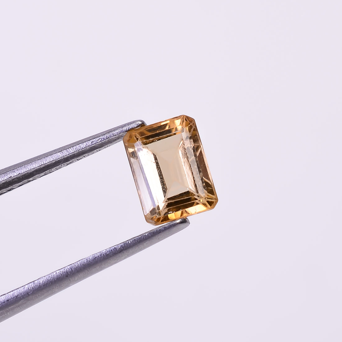 Natural Yellow Tourmaline Radiant Shape Cut Stone Loose Gemstone For Making Jewelry 1.1 Ct. 7X4X3 mm Y-10276