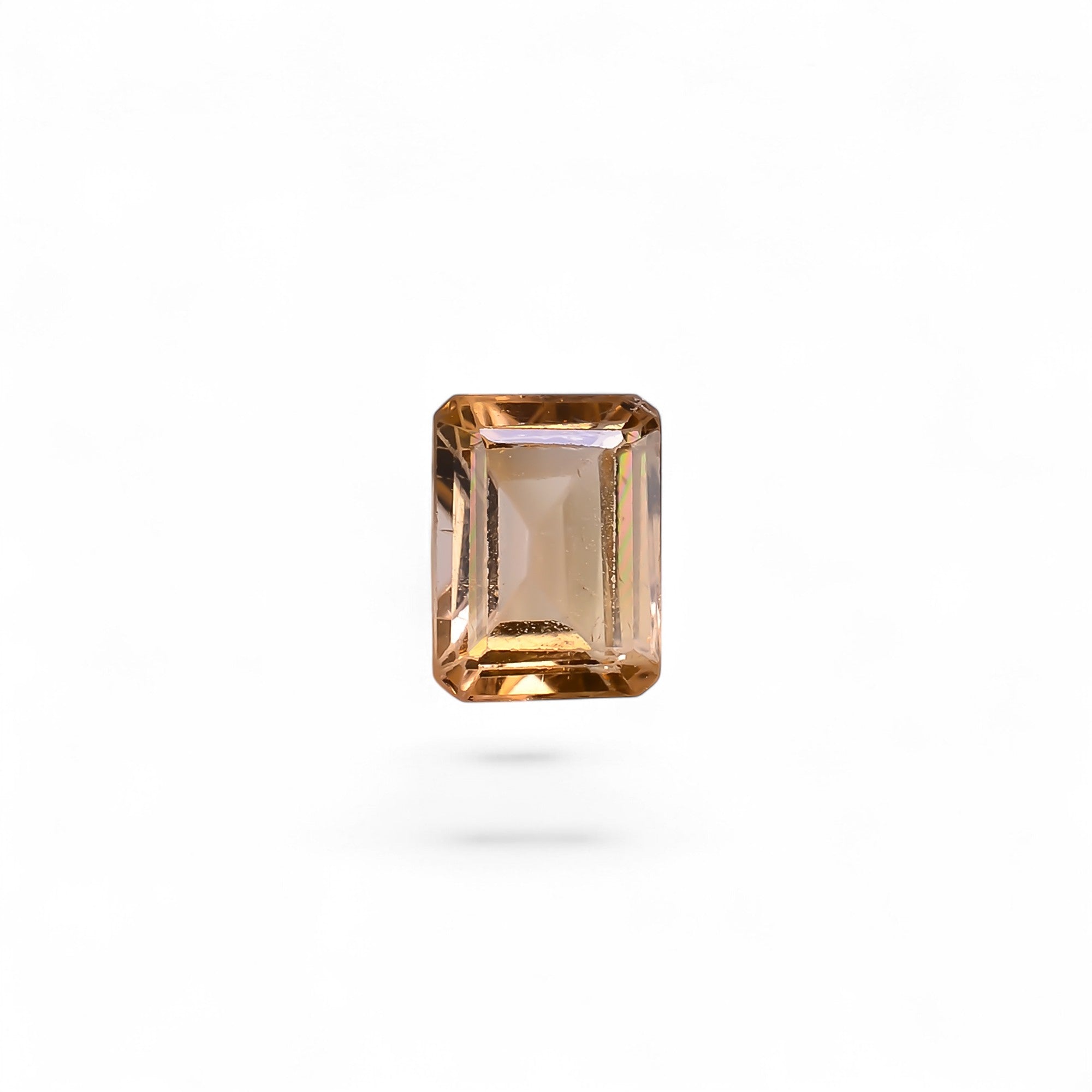 Natural Yellow Tourmaline Radiant Shape Cut Stone Loose Gemstone For Making Jewelry 1.1 Ct. 7X4X3 mm Y-10276