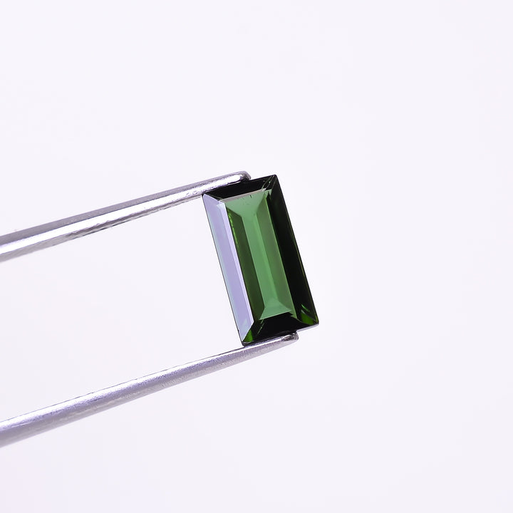 Natural Green Tourmaline Radiant Shape Cut Stone Loose Gemstone For Making Jewelry 1.45 Ct. 9X5X3 mm Y-10280