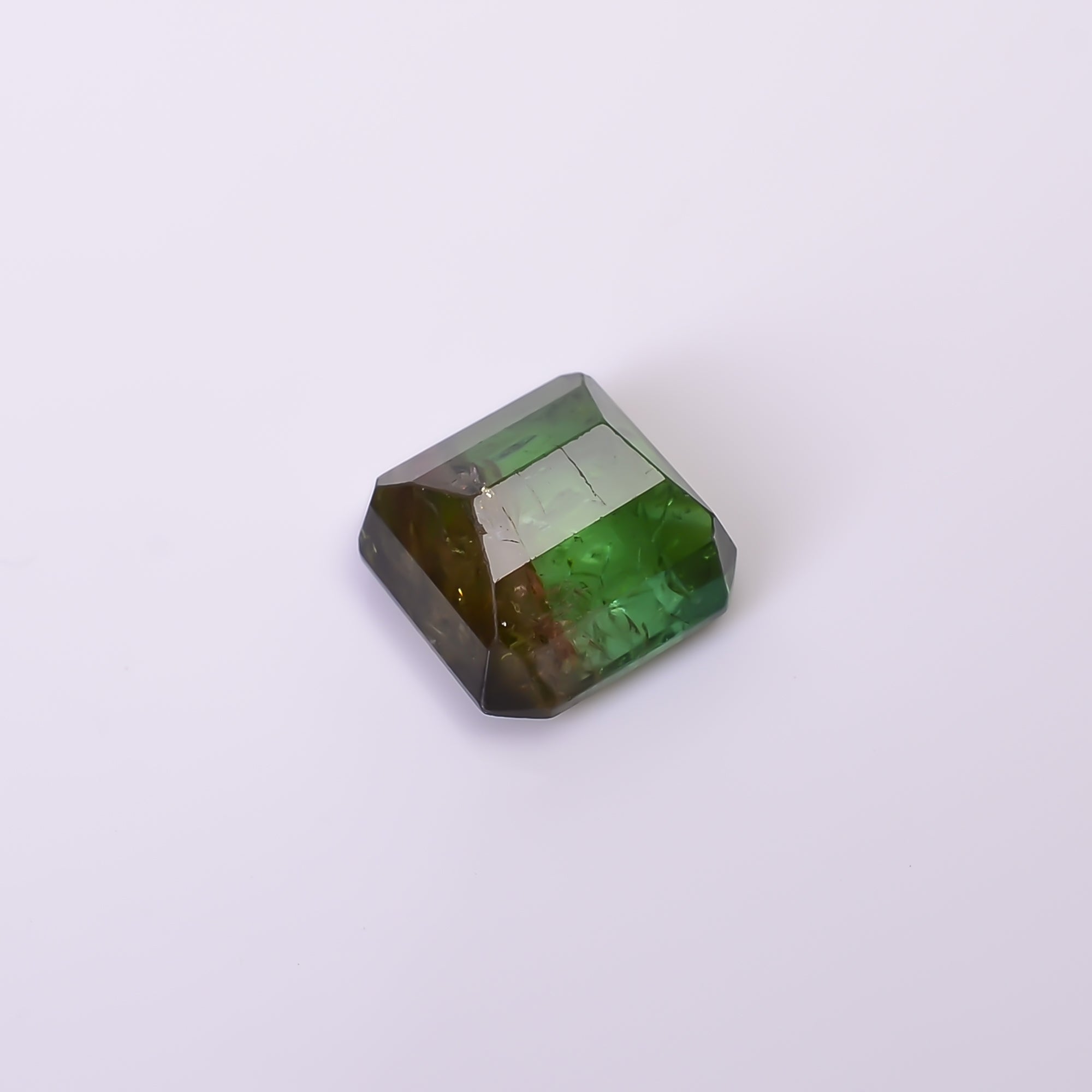 Natural Green Tourmaline Cushion Shape Cut Stone Loose Gemstone For Making Jewelry 4.3 Ct. 9X9X5 mm Y-10281