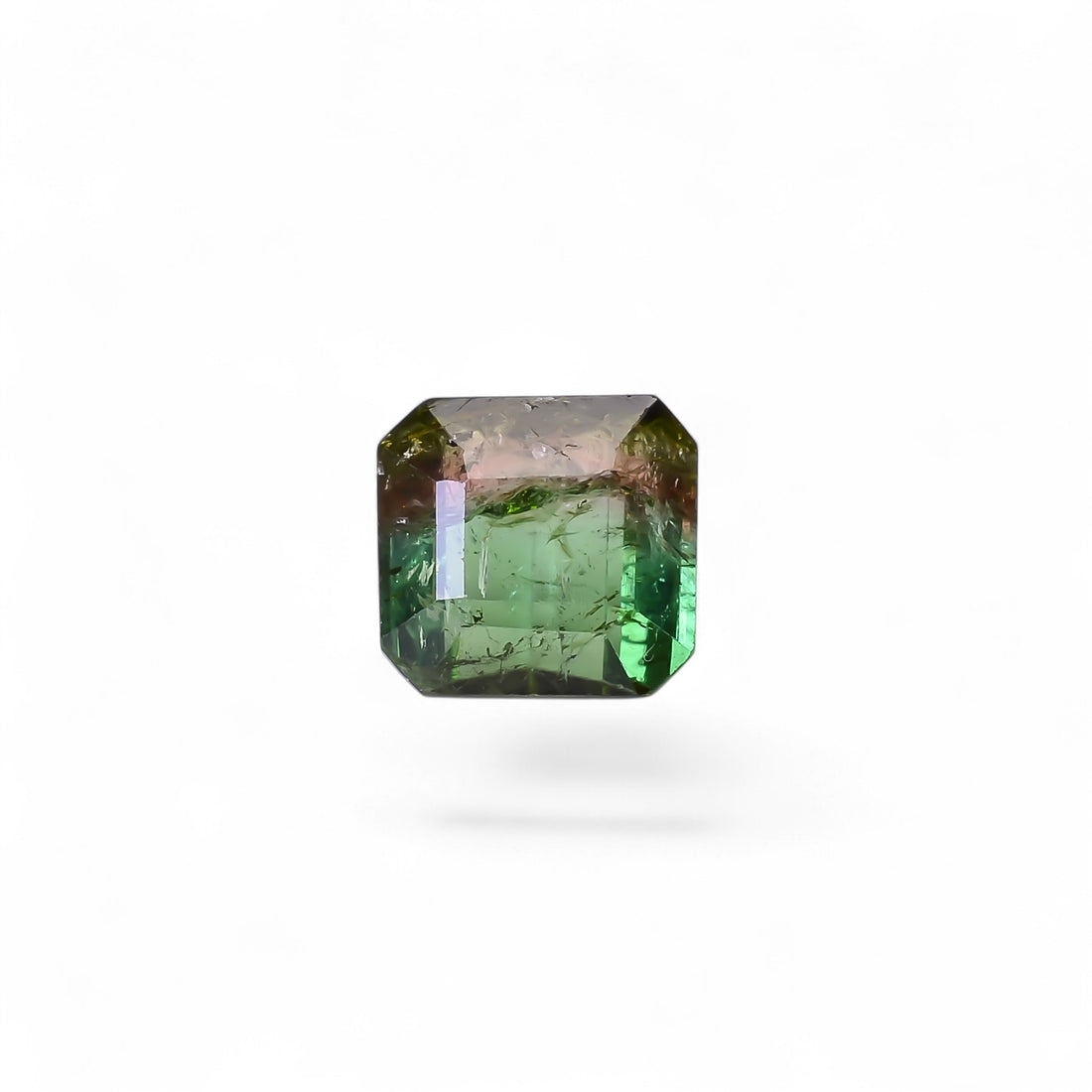 Natural Green Tourmaline Cushion Shape Cut Stone Loose Gemstone For Making Jewelry 4.3 Ct. 9X9X5 mm Y-10281