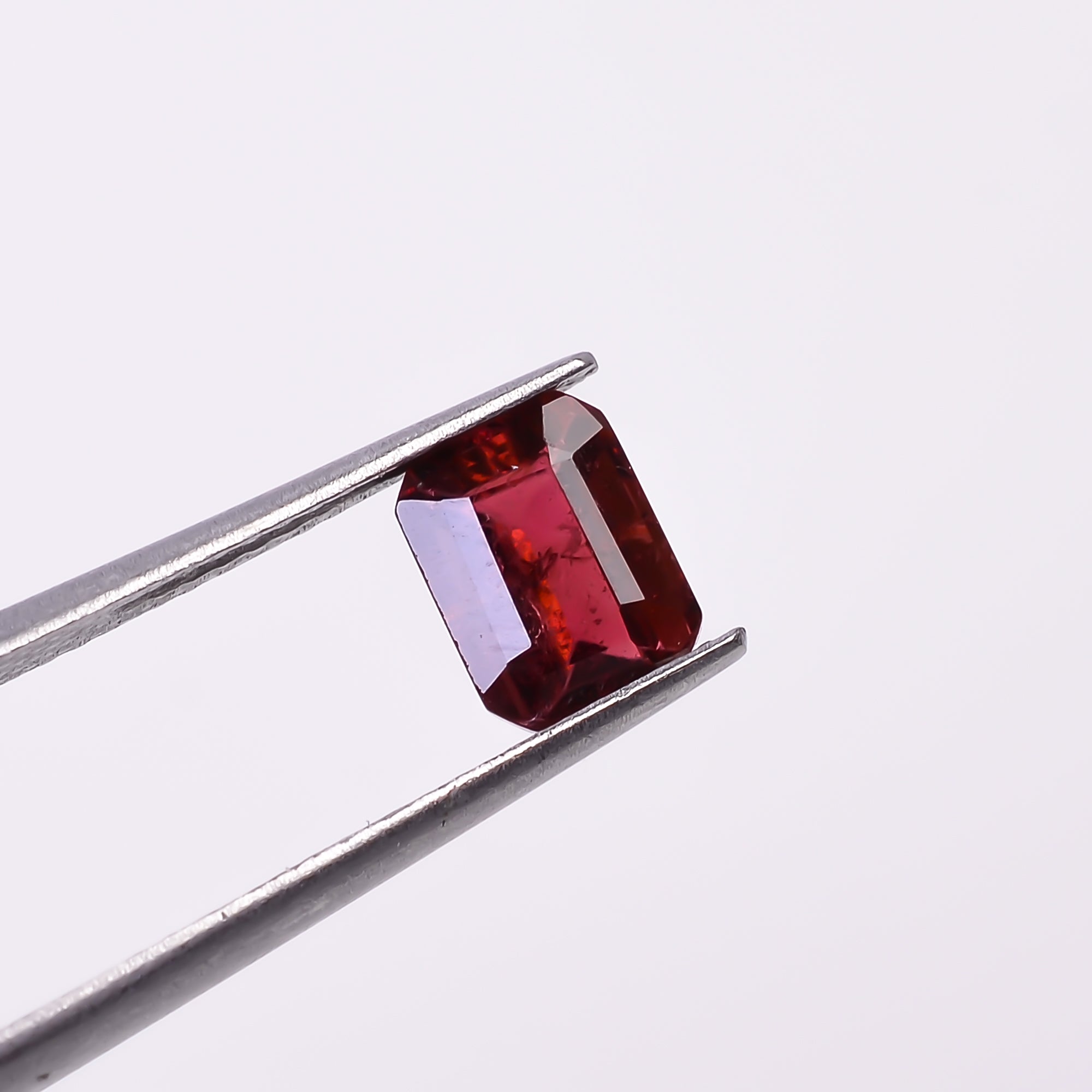 Natural Pink Tourmaline Radiant Shape Cut Stone Loose Gemstone For Making Jewelry 1.3 Ct. 7X5X4 mm Y-10282