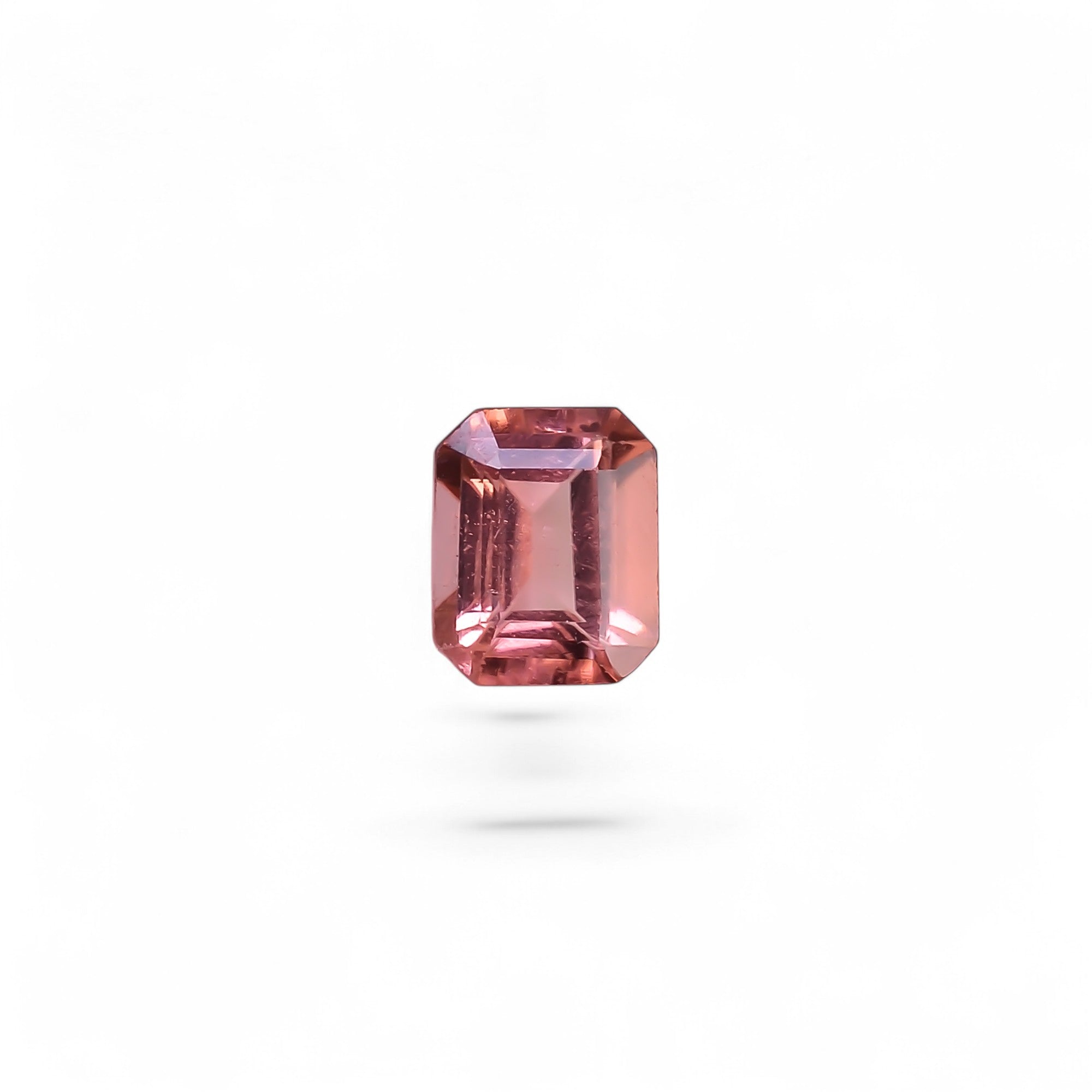 Natural Pink Tourmaline Radiant Shape Cut Stone Loose Gemstone For Making Jewelry 0.9 Ct. 6X5X3 mm Y-10290