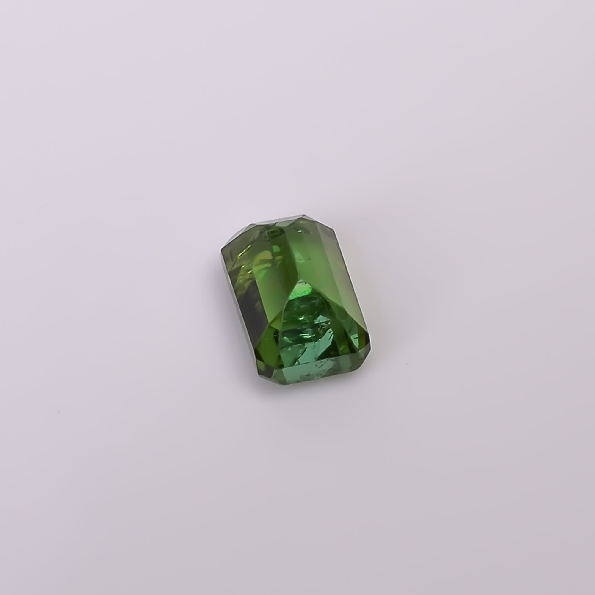 Natural Green Tourmaline Radiant Shape Cut Stone Loose Gemstone For Making Jewelry 0.95 Ct. 6X4X3 mm Y-10293