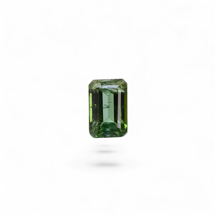 Natural Green Tourmaline Radiant Shape Cut Stone Loose Gemstone For Making Jewelry 0.95 Ct. 6X4X3 mm Y-10293