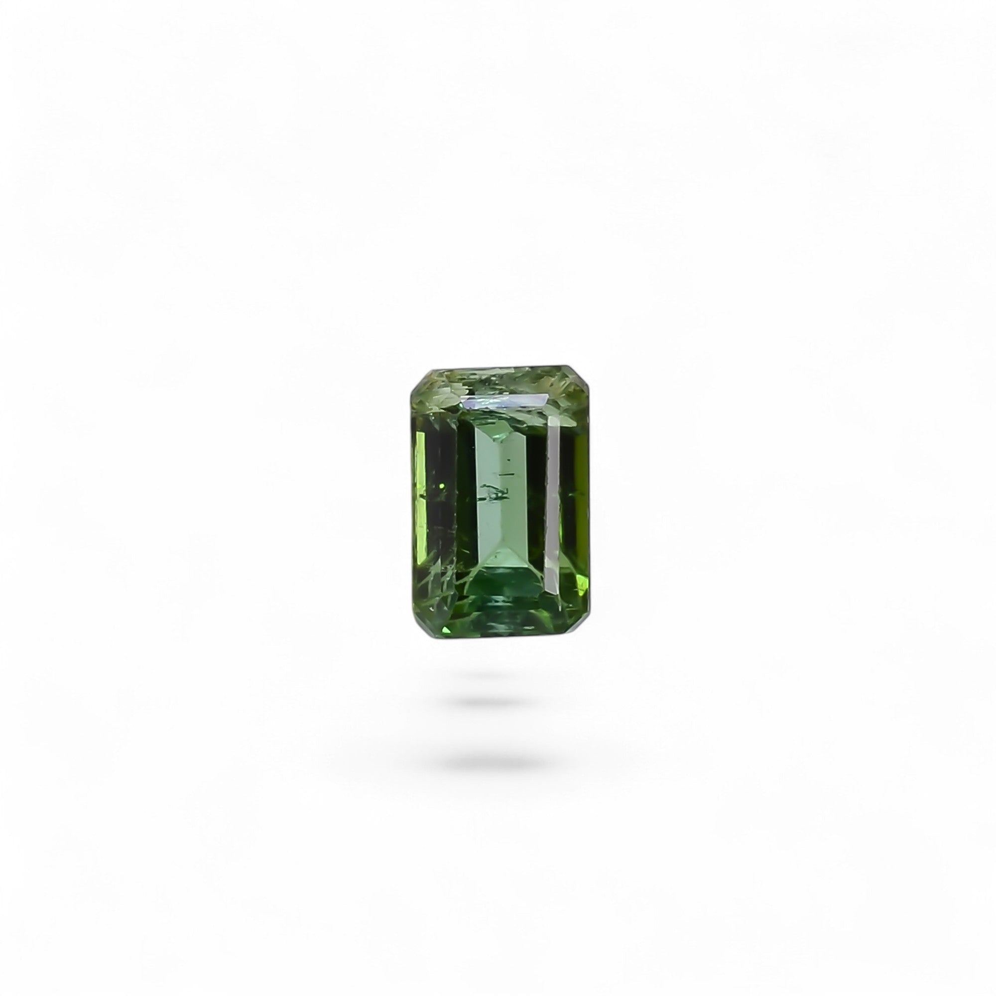 Natural Green Tourmaline Radiant Shape Cut Stone Loose Gemstone For Making Jewelry 0.95 Ct. 6X4X3 mm Y-10293