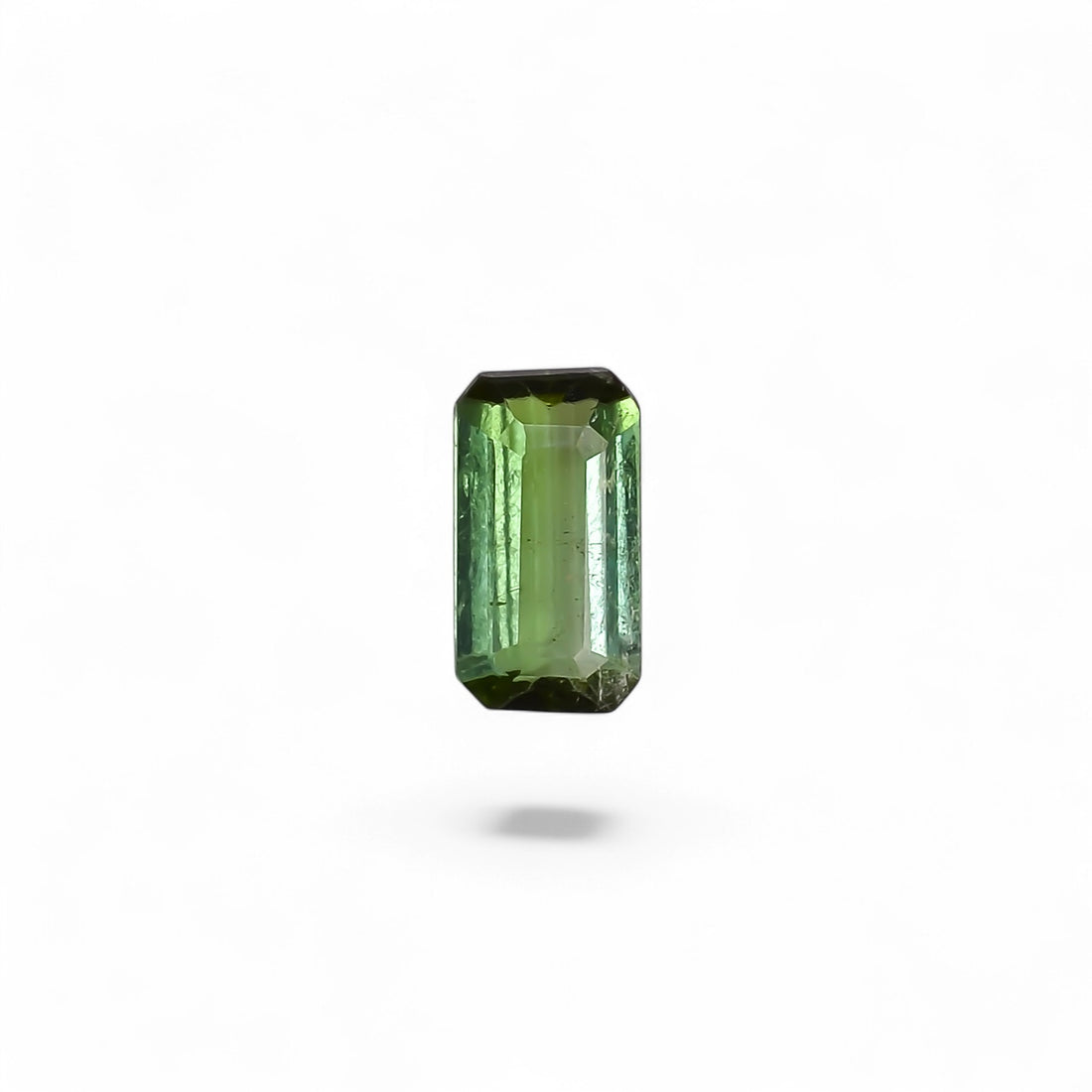 Natural Green Tourmaline Radiant Shape Cut Stone Loose Gemstone For Making Jewelry 0.8 Ct. 8X4X2 mm Y-10295