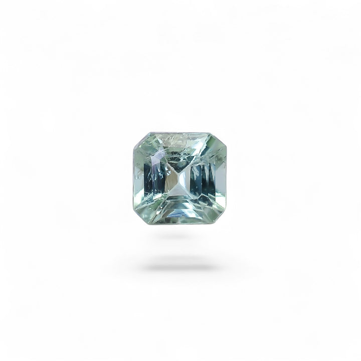 Natural Green Tourmaline Cushion Shape Cut Stone Loose Gemstone For Making Jewelry 0.75 Ct. 5X5X4 mm Y-10297