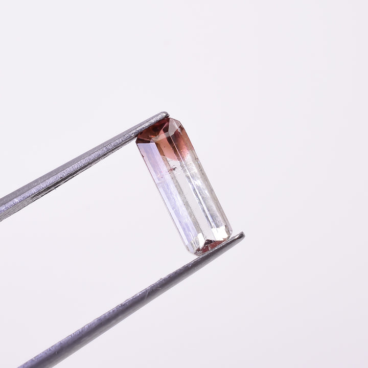 Natural Pink Tourmaline Radiant Shape Cut Stone Loose Gemstone For Making Jewelry 1.35 Ct. 10X4X3 mm Y-10298