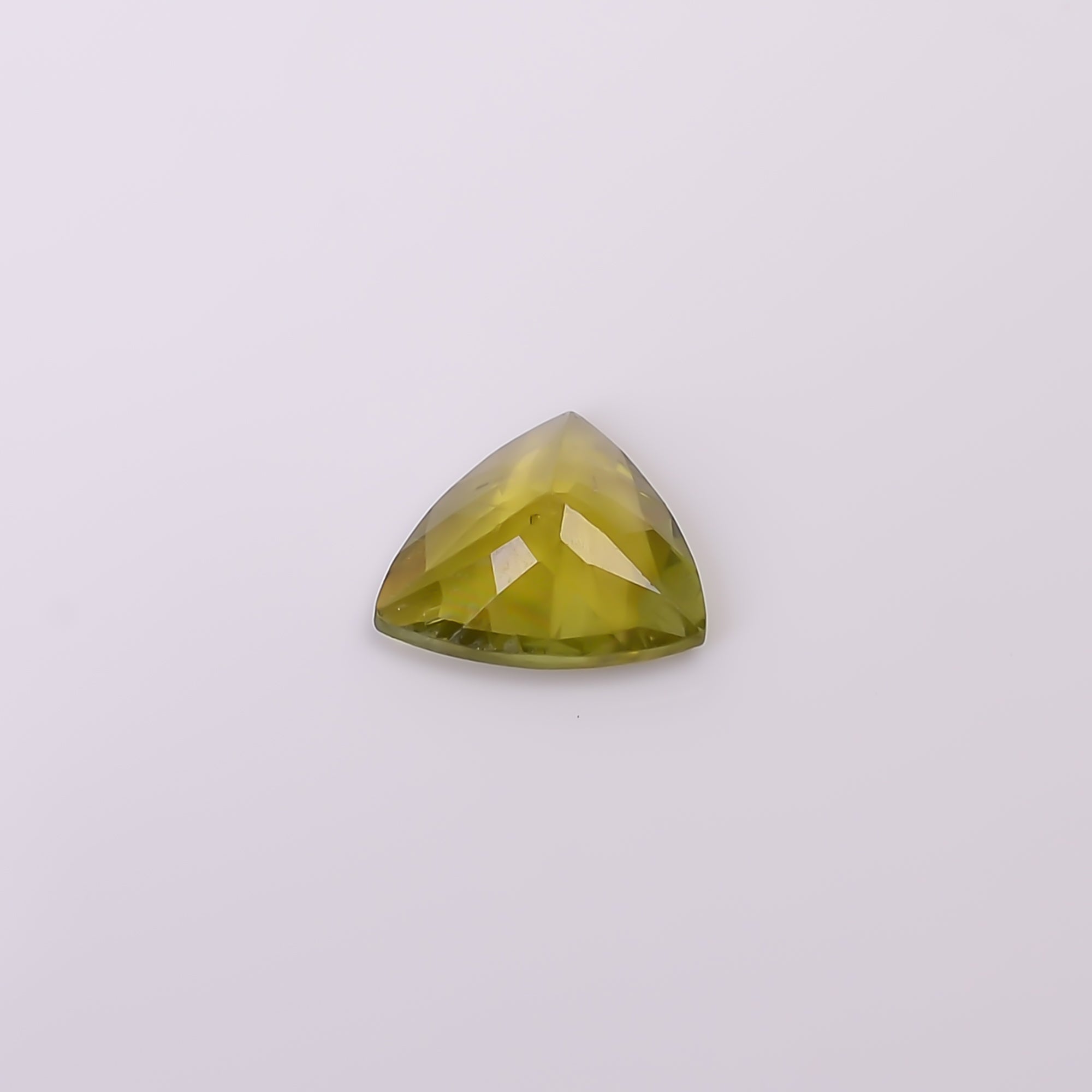 Natural Green Tourmaline Trillion Shape Cut Stone Loose Gemstone For Making Jewelry 1.1 Ct. 7X7X3 mm Y-10301