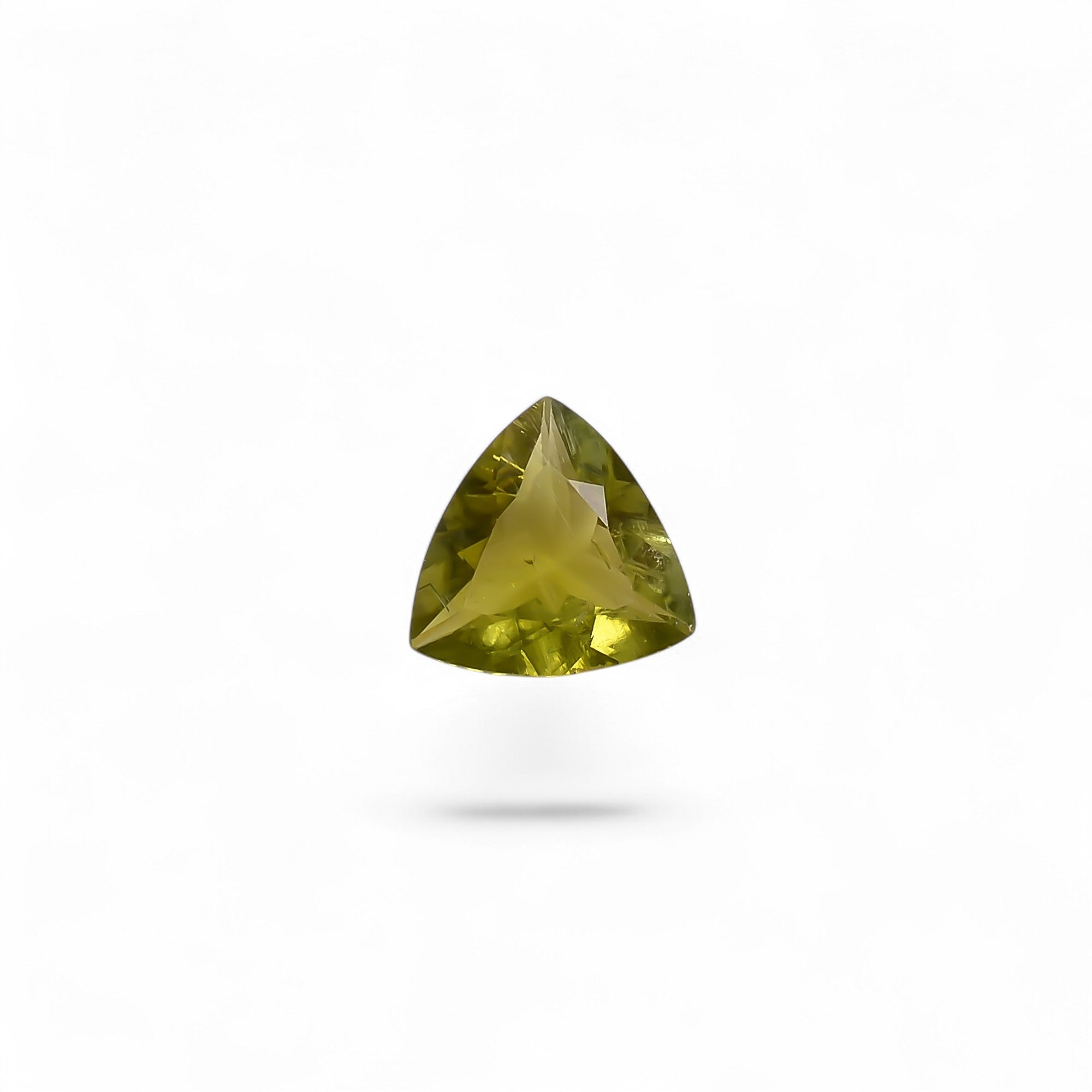 Natural Green Tourmaline Trillion Shape Cut Stone Loose Gemstone For Making Jewelry 1.1 Ct. 7X7X3 mm Y-10301